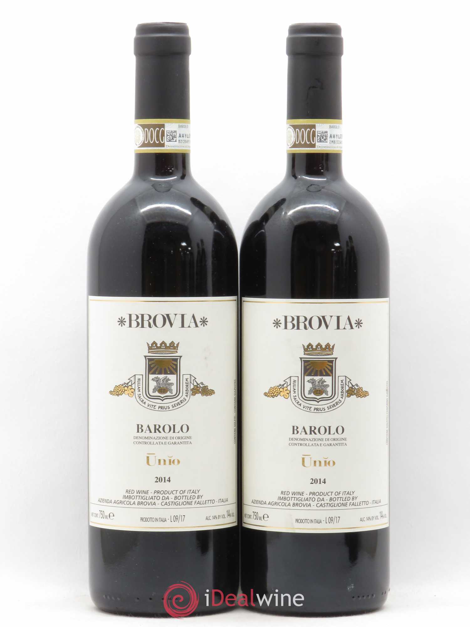 Barolo Unio Brovia 2014 - Posten von 2 Flaschen - 0