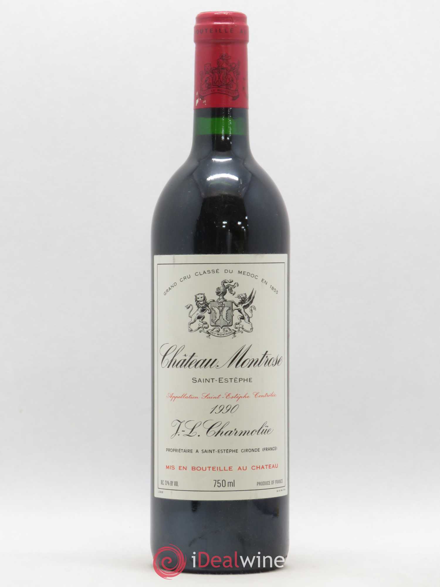 Château Montrose 2ème Grand Cru Classé 1990 - Lot de 1 bouteille - 0