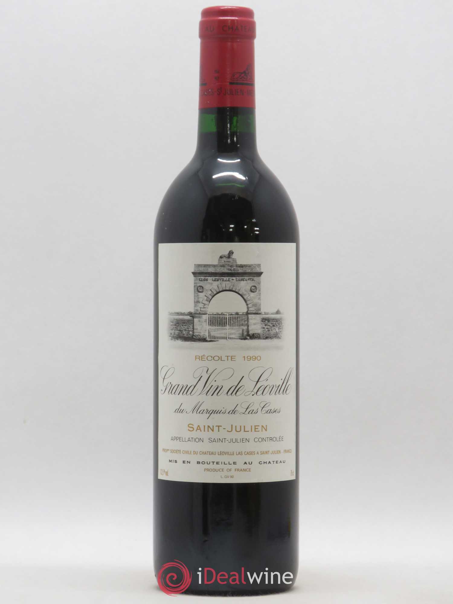 Château Léoville Las Cases 2ème Grand Cru Classé 1990 - Lot de 1 bouteille - 0