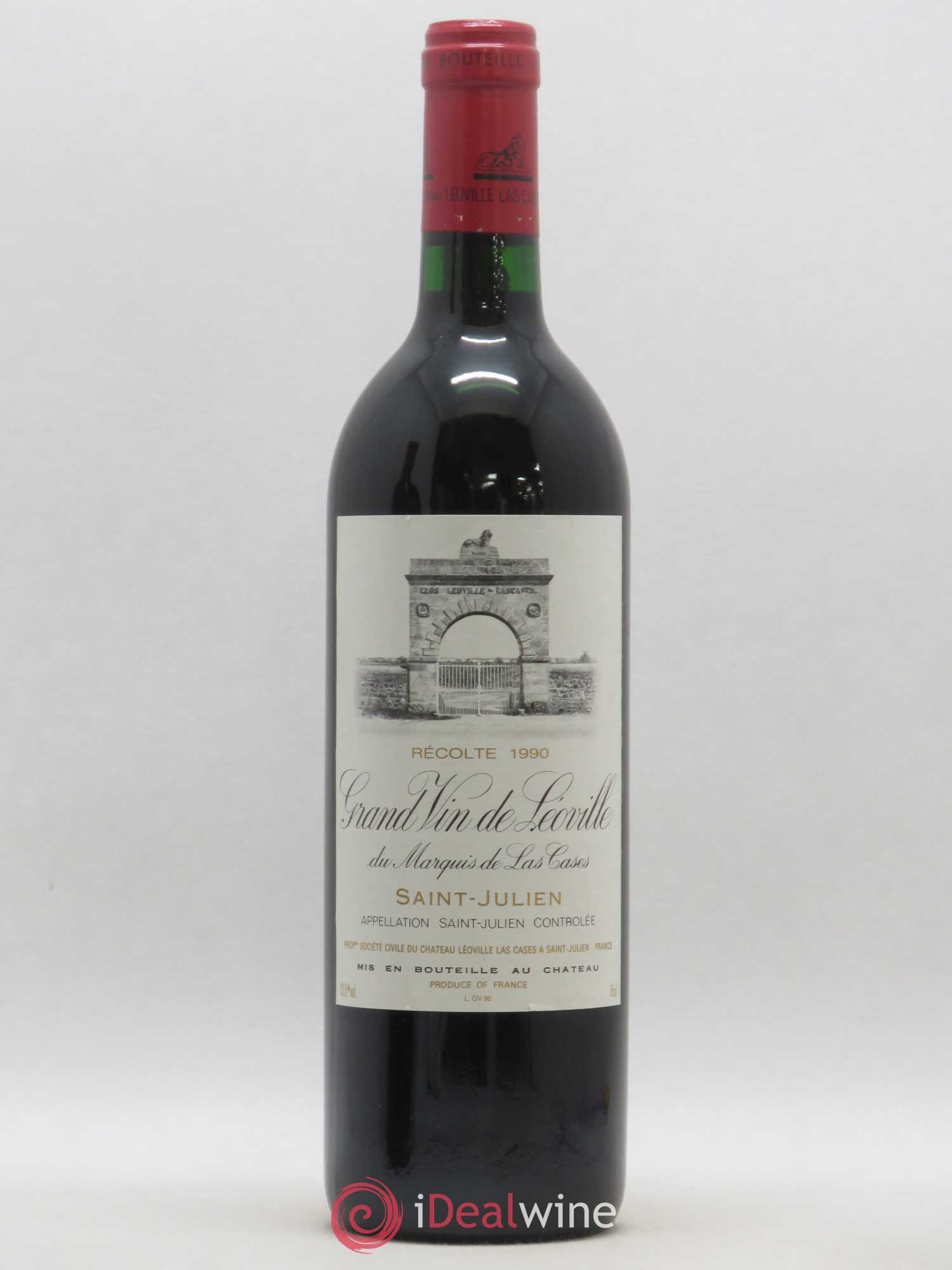 Château Léoville Las Cases 2ème Grand Cru Classé 1990 - Lot de 1 bouteille - 0