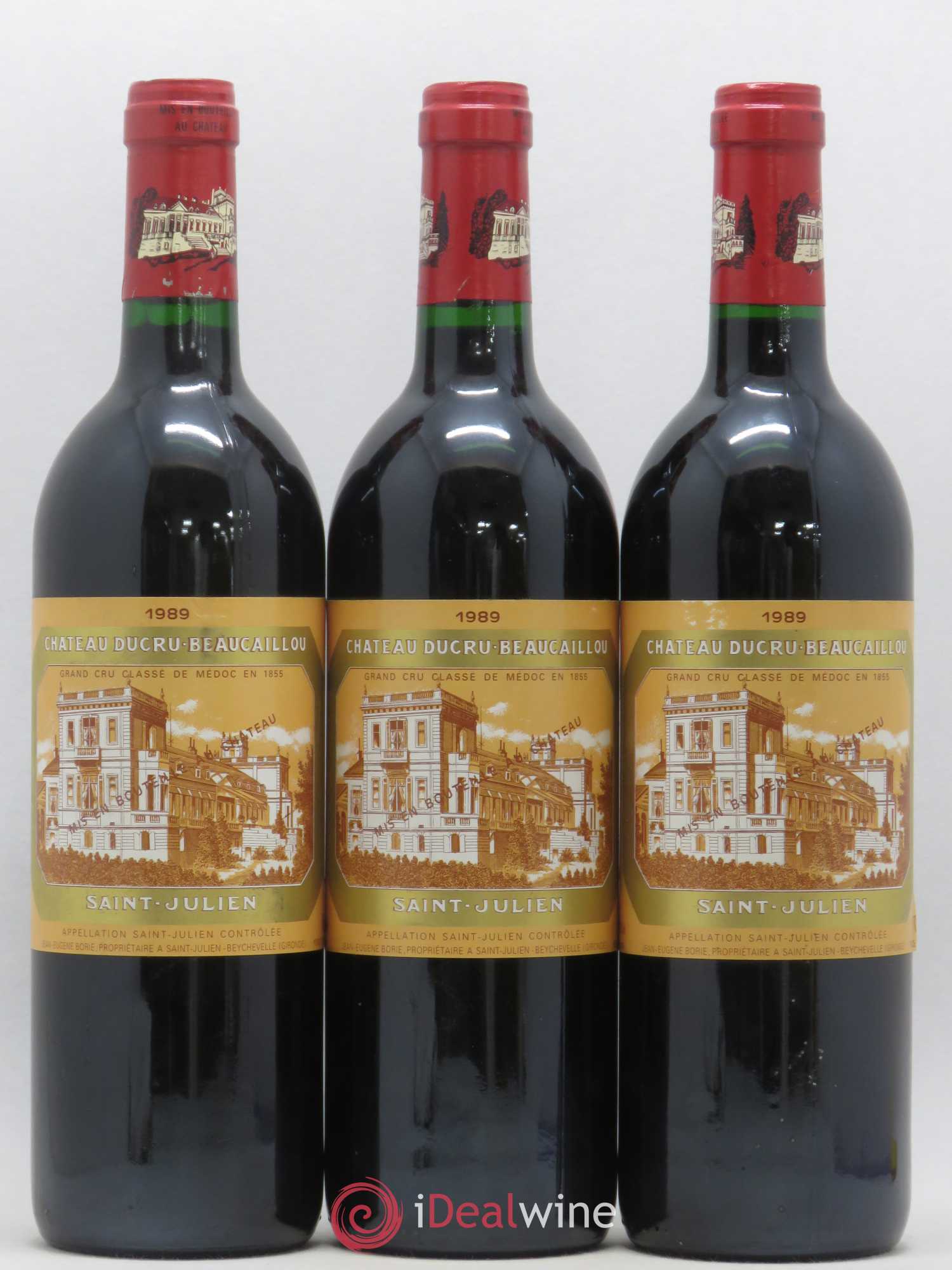 Château Ducru Beaucaillou 2ème Grand Cru Classé 1989 - Lot de 3 bouteilles - 0
