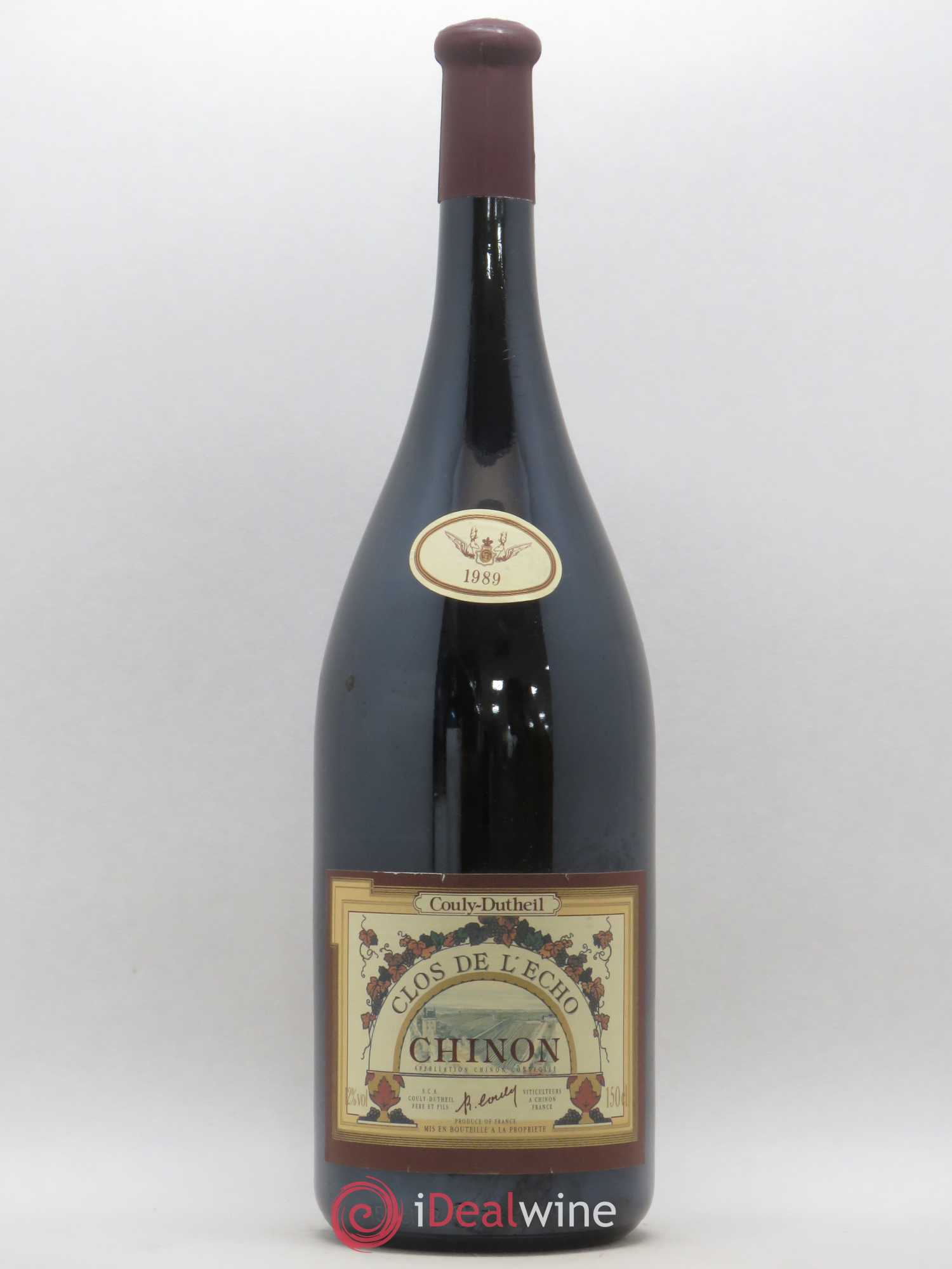 Chinon Clos de l'Echo Couly-Dutheil 1989 - Lot de 1 magnum - 0