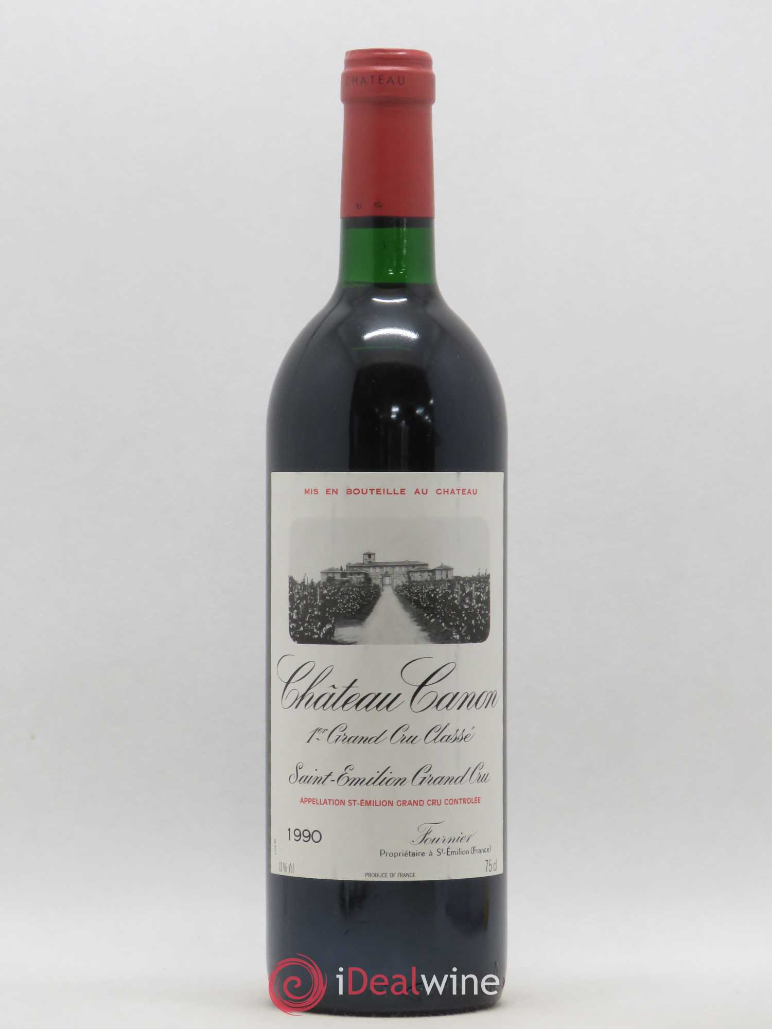 Château Canon 1er Grand Cru Classé B 1990 - Lot de 1 bouteille - 0