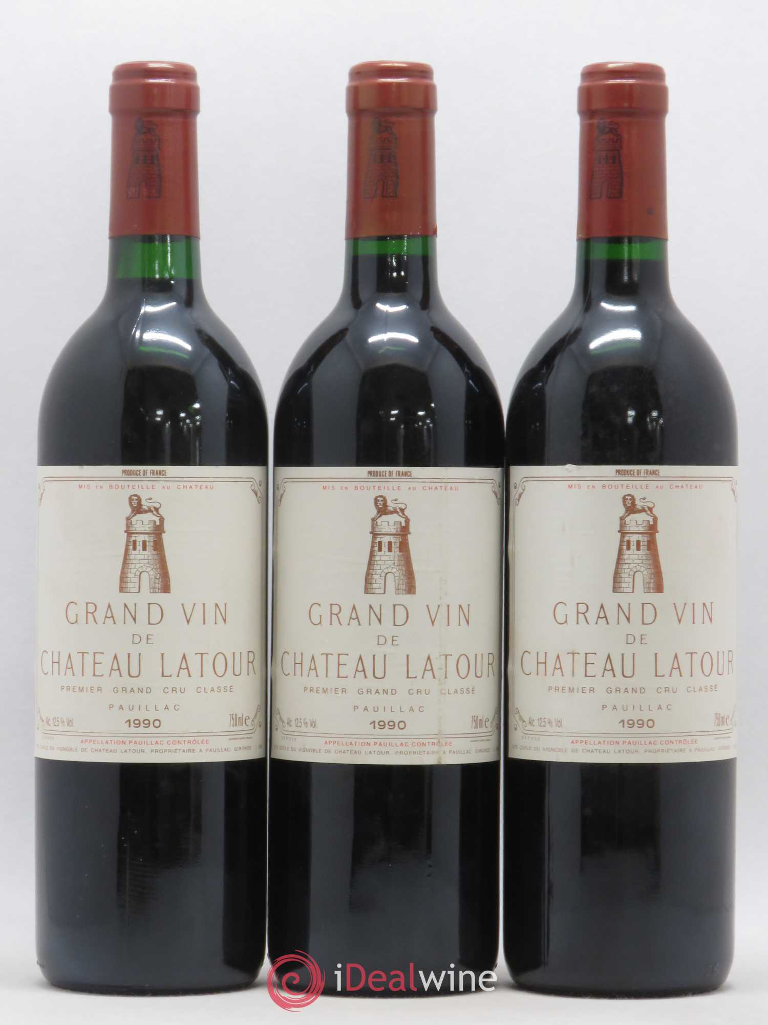 Château Latour 1er Grand Cru Classé 1990 - Lot de 12 bouteilles - 1