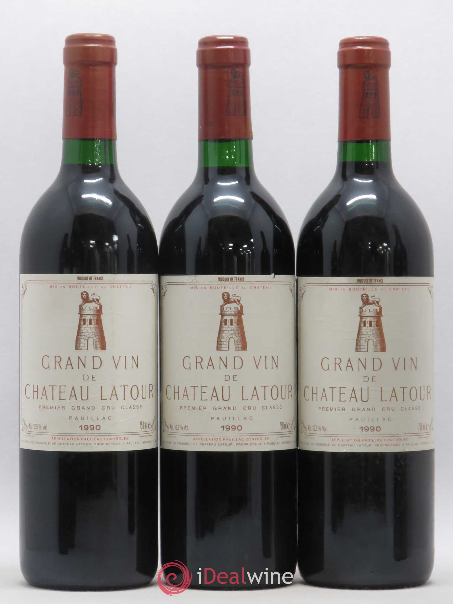 Château Latour 1er Grand Cru Classé 1990 - Lot de 12 bouteilles - 4