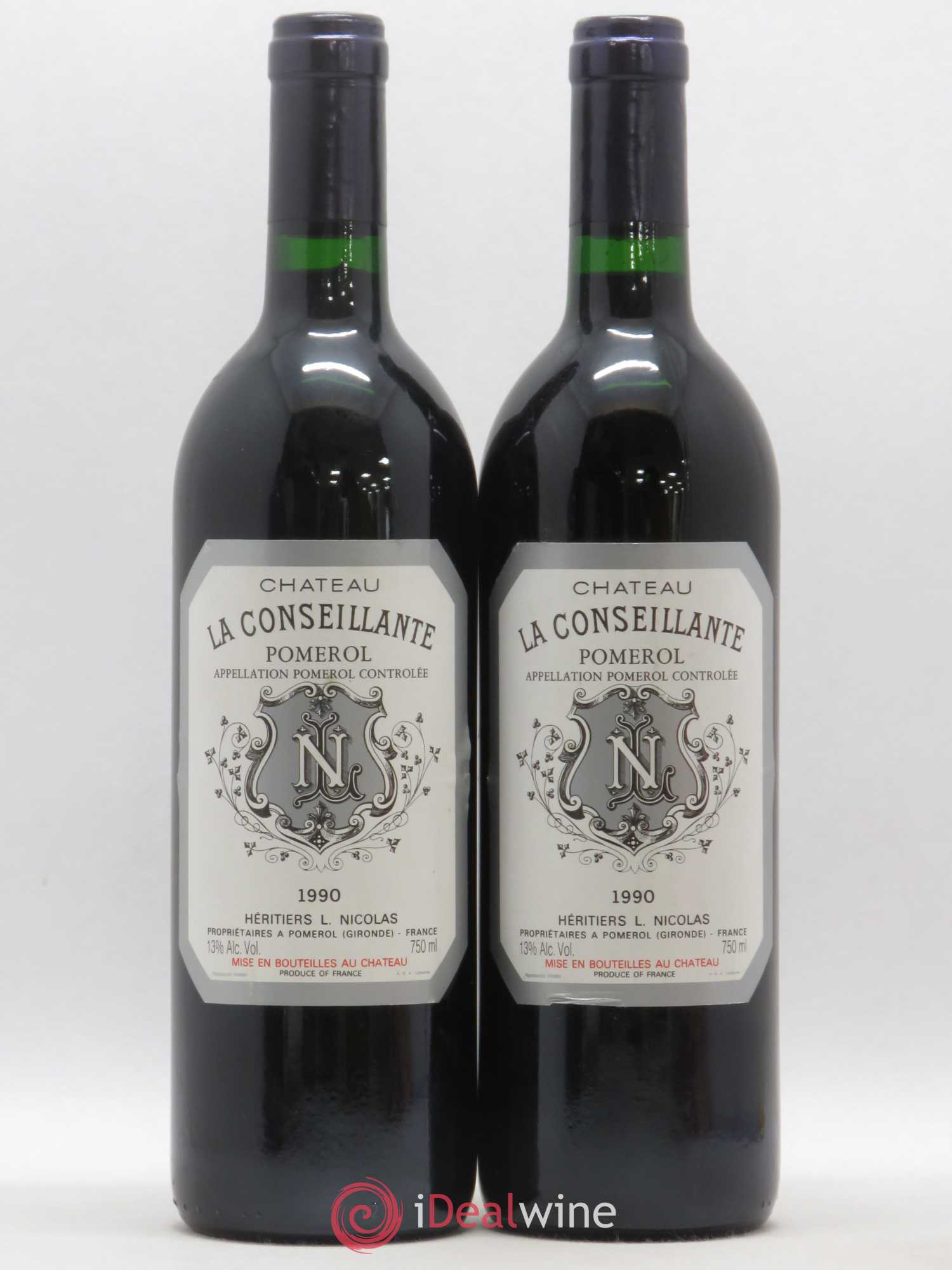 Château la Conseillante 1990 - Lot de 2 bouteilles - 0