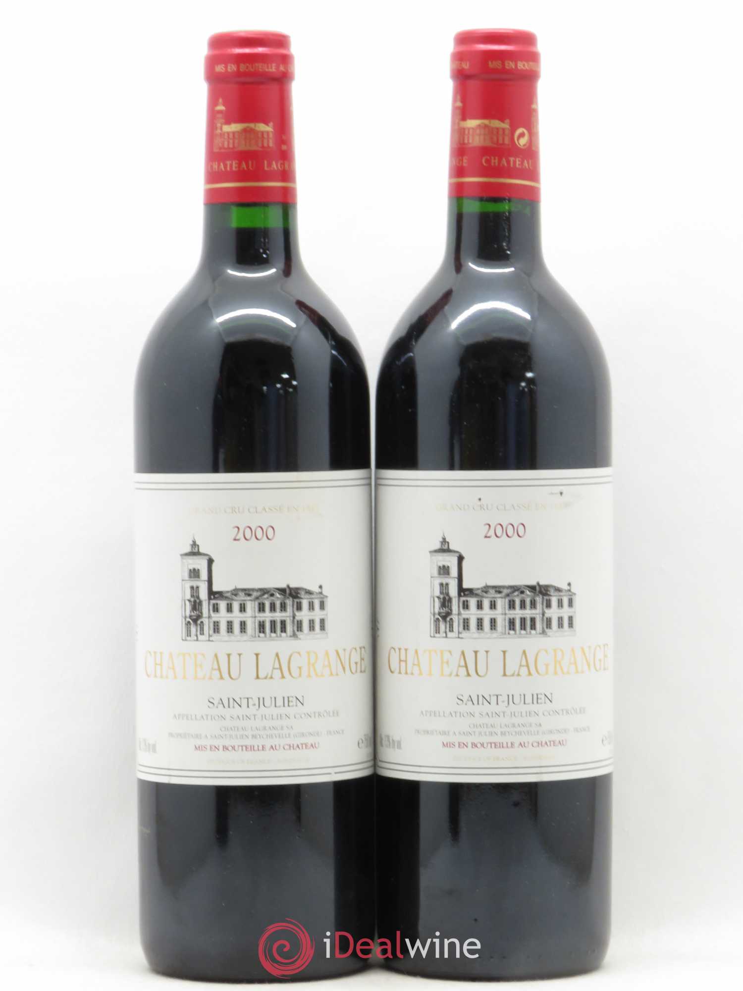 Château Lagrange 3ème Grand Cru Classé 2000 - Lot de 2 bouteilles - 0