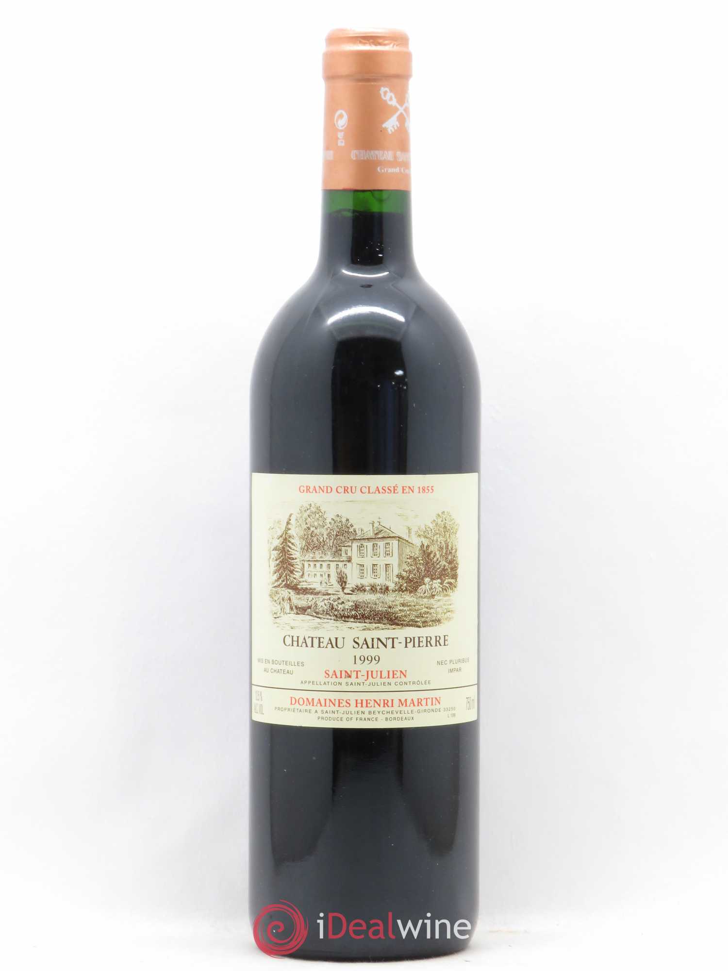 Château Saint-Pierre 4ème Grand Cru Classé 1999 - Lot de 1 bouteille - 0