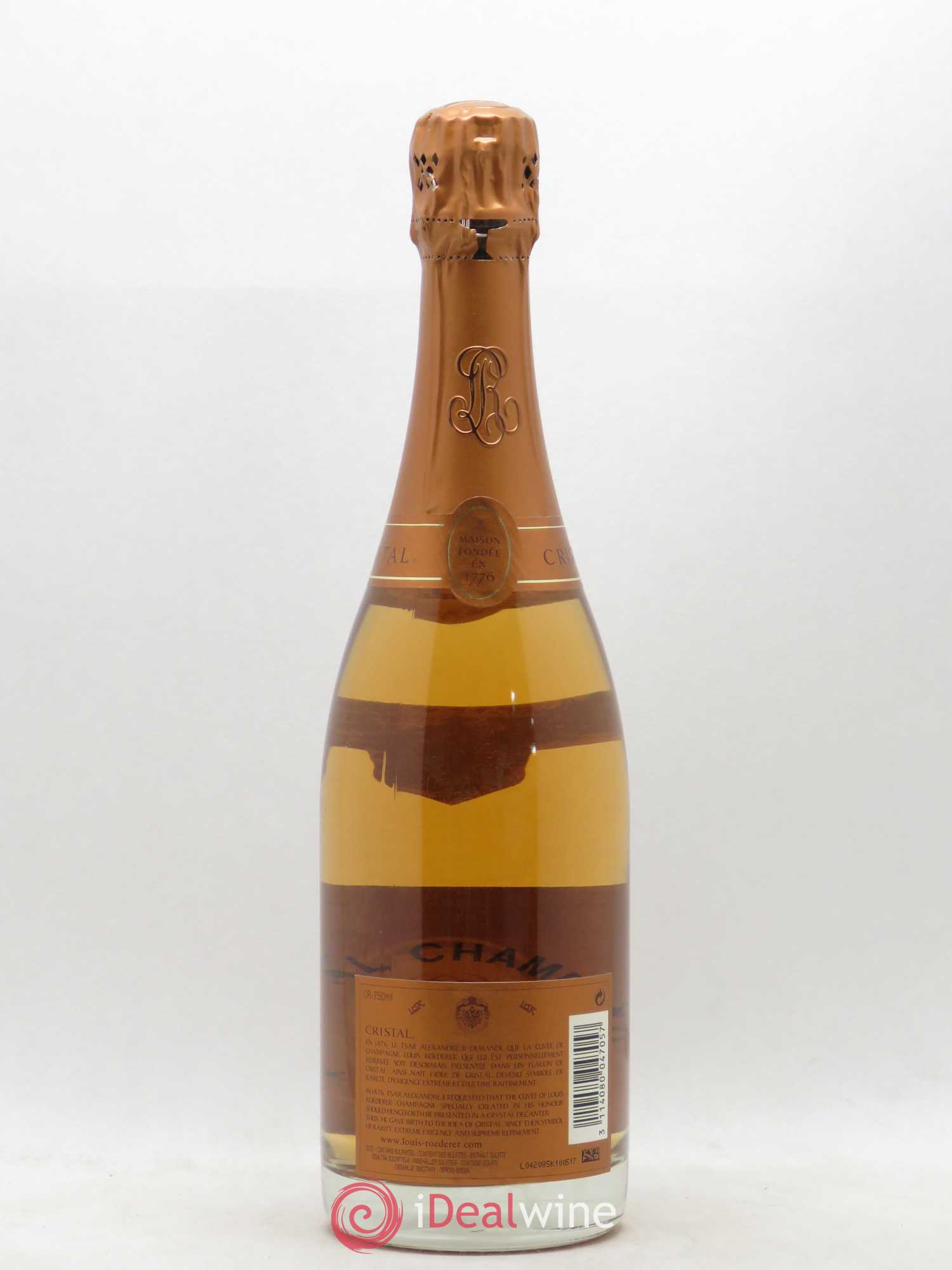 Cristal Louis Roederer 2007 - Lot de 1 bouteille - 1