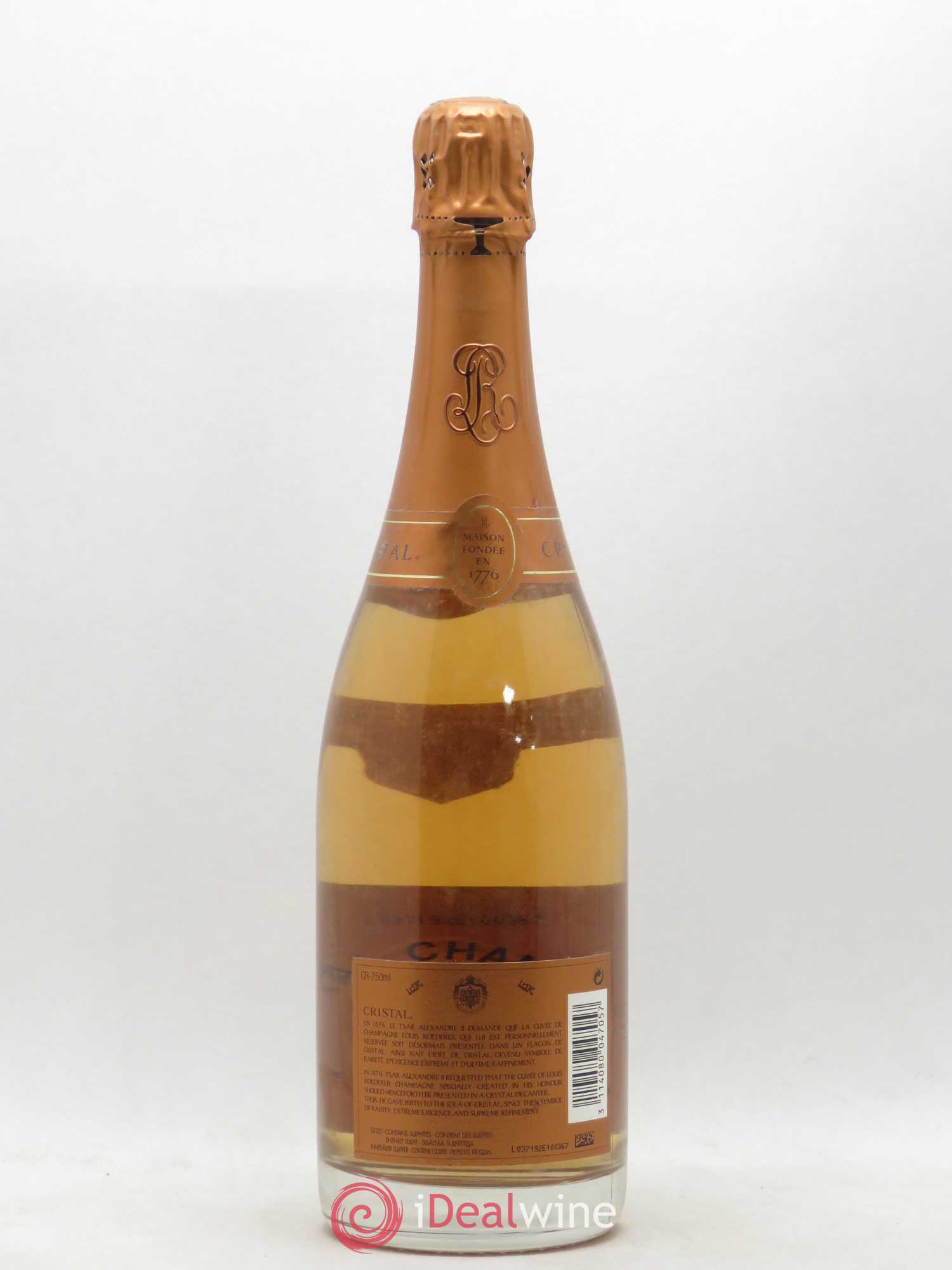 Cristal Louis Roederer 2005 - Lot de 1 bouteille - 1