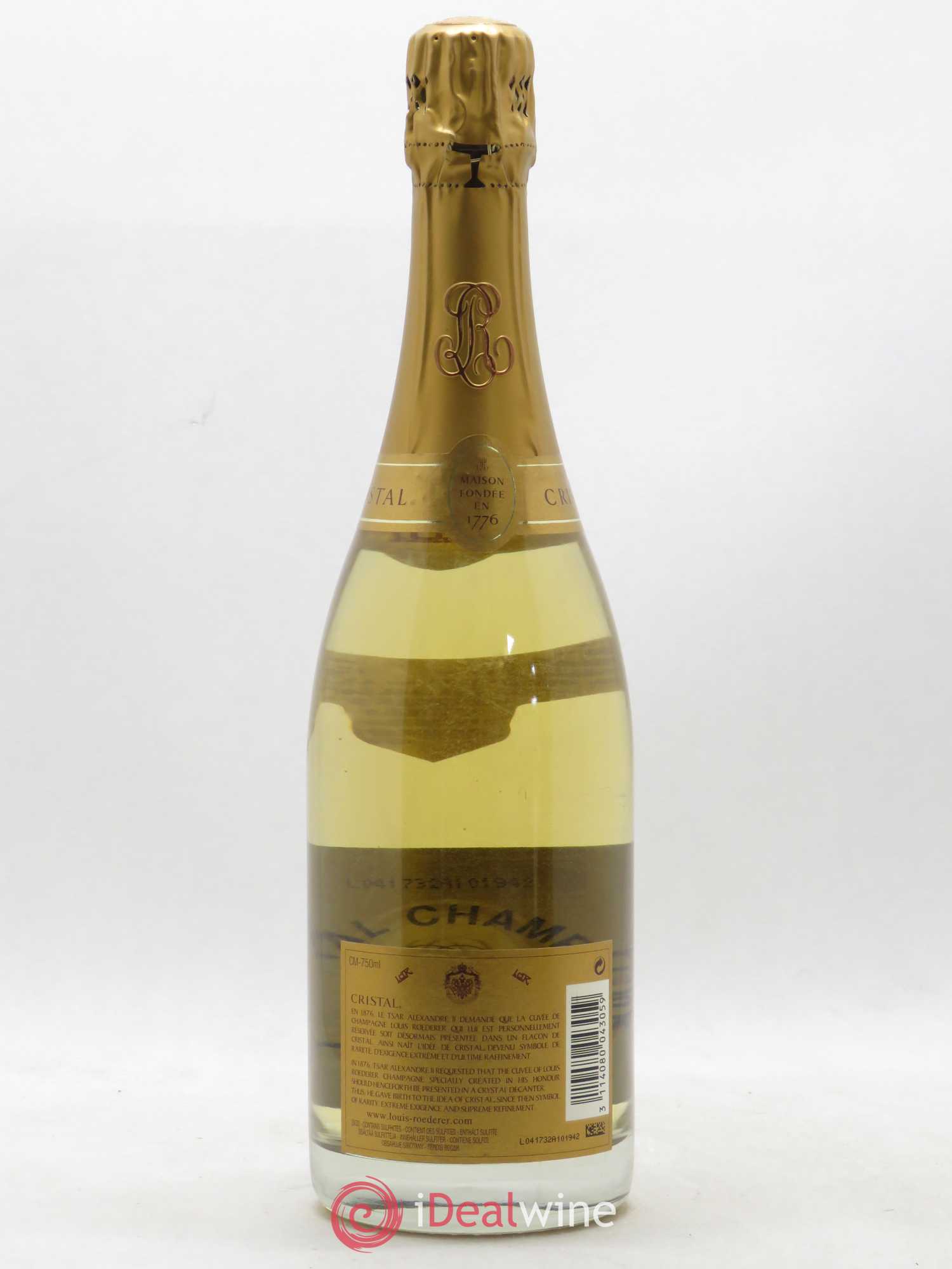 Cristal Louis Roederer 2007 - Lotto di 1 bottiglia - 1