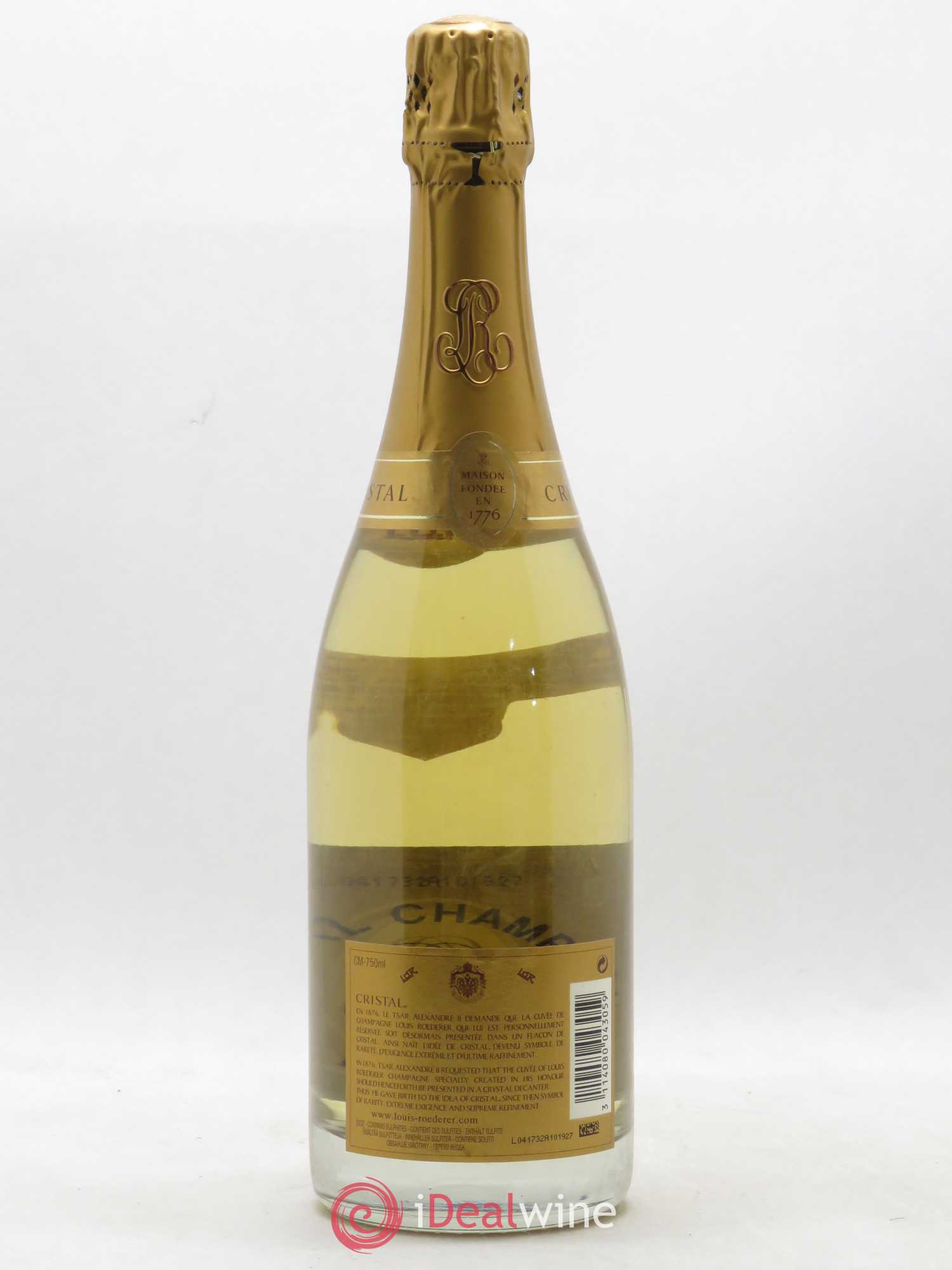 Cristal Louis Roederer 2007 - Lot de 1 bouteille - 1