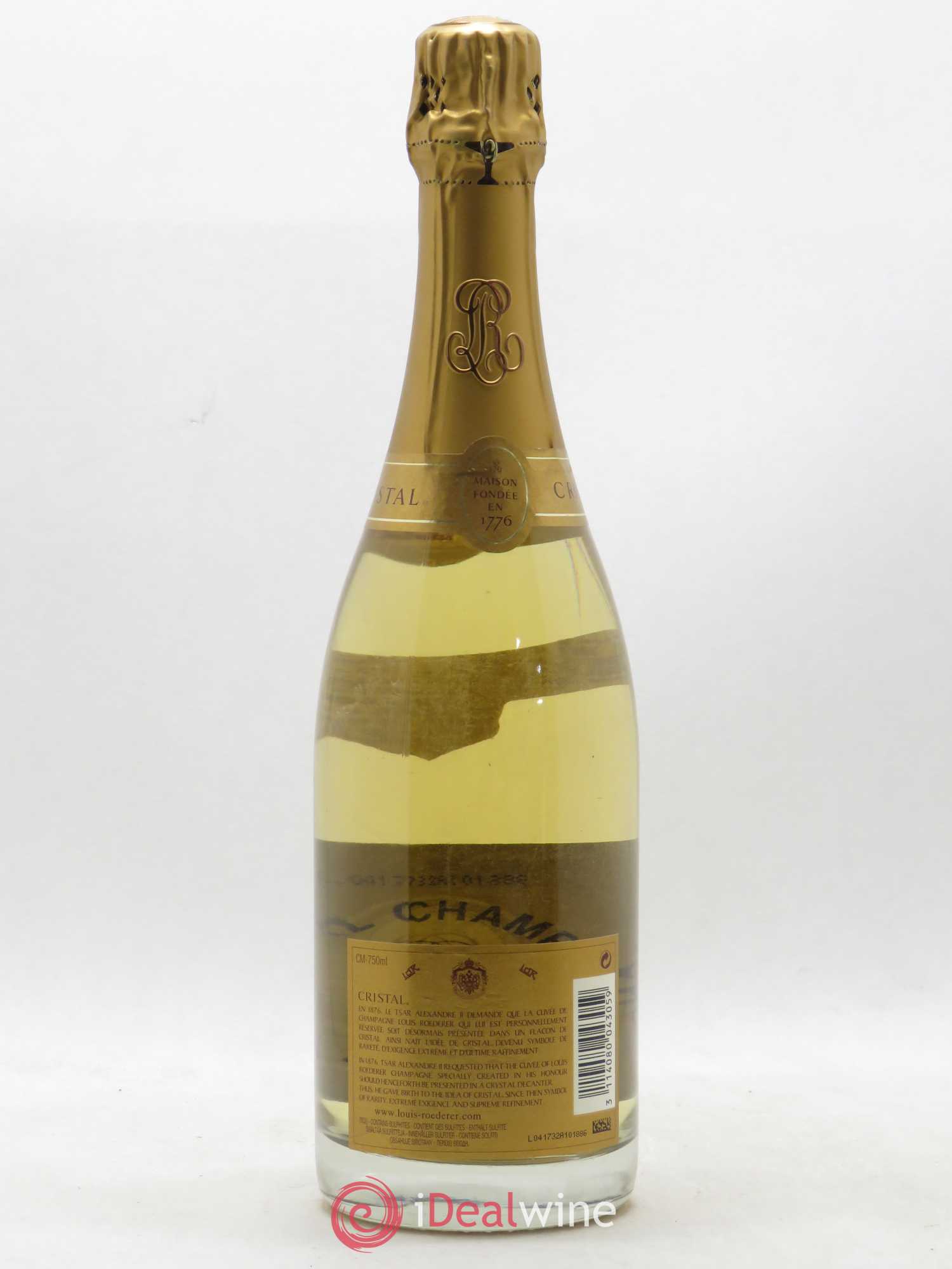 Cristal Louis Roederer 2007 - Lot de 1 bouteille - 1