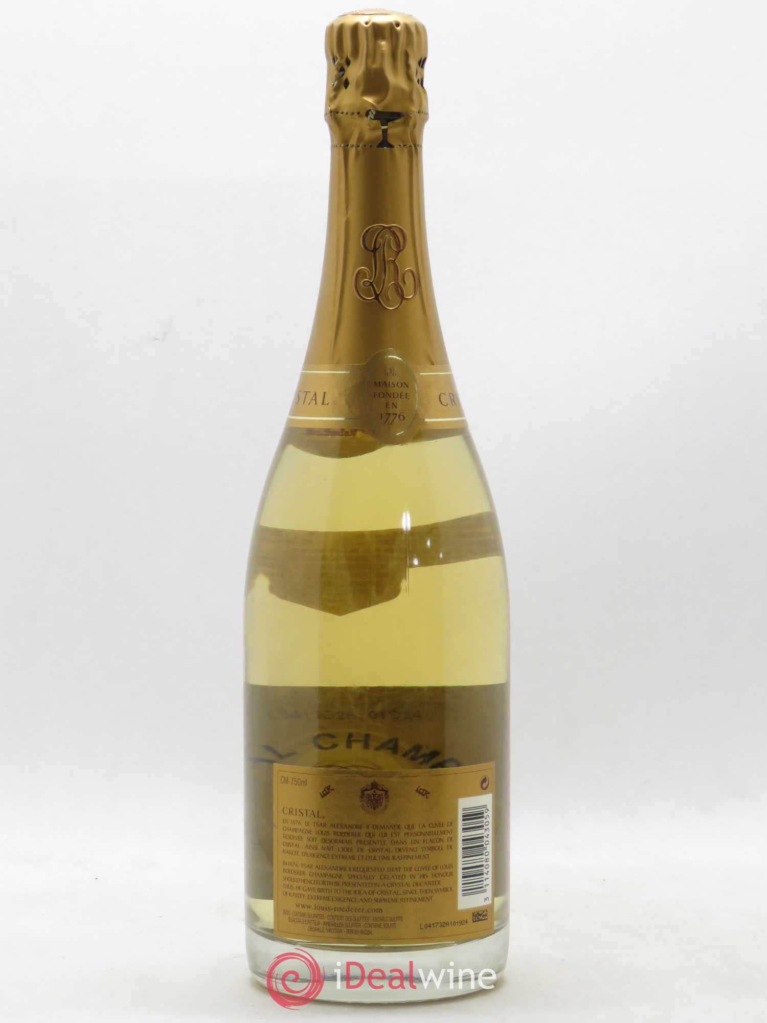 Cristal Louis Roederer 2007 - Lot de 1 bouteille - 1