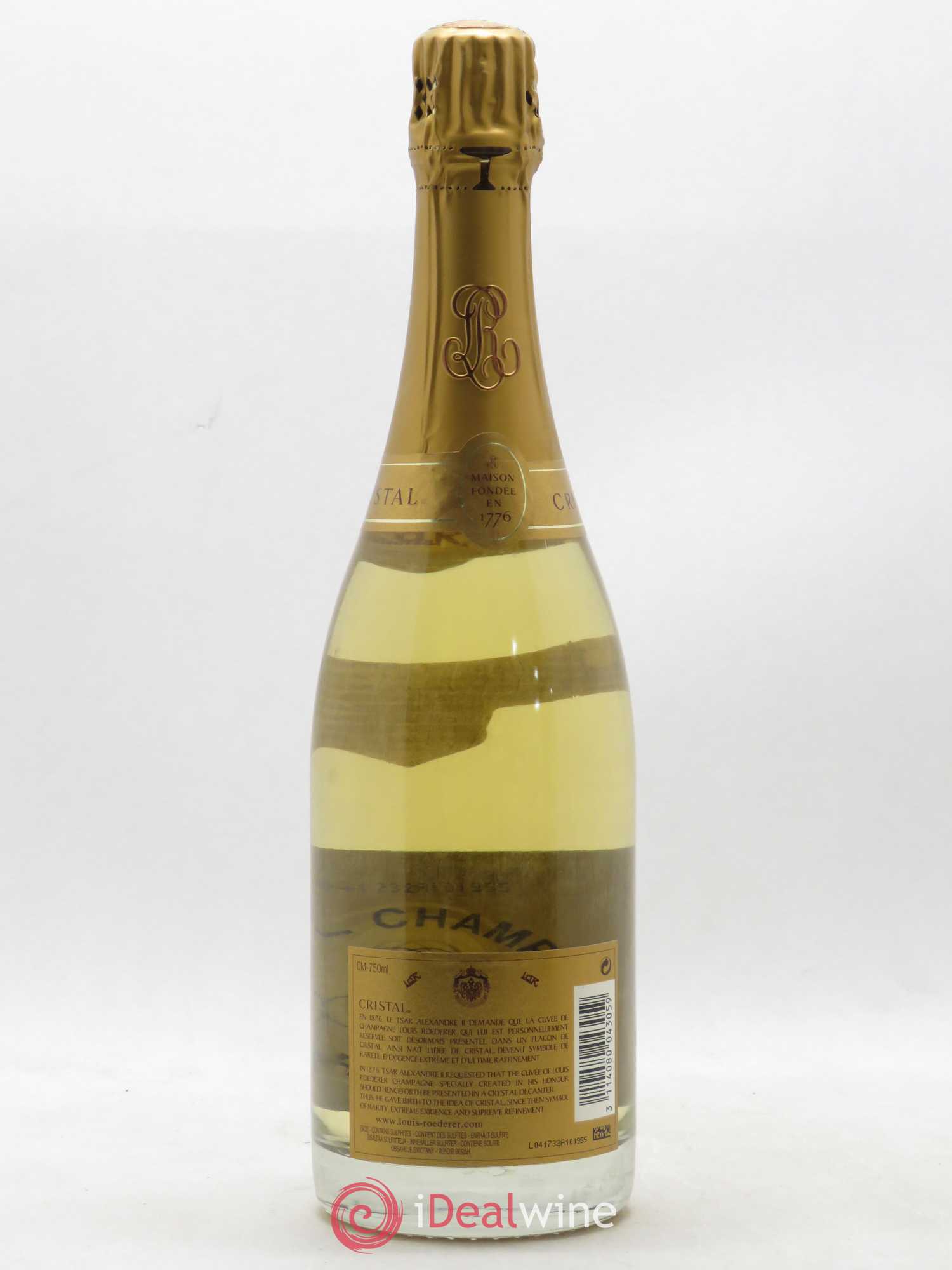 Cristal Louis Roederer 2007 - Lot de 1 bouteille - 1
