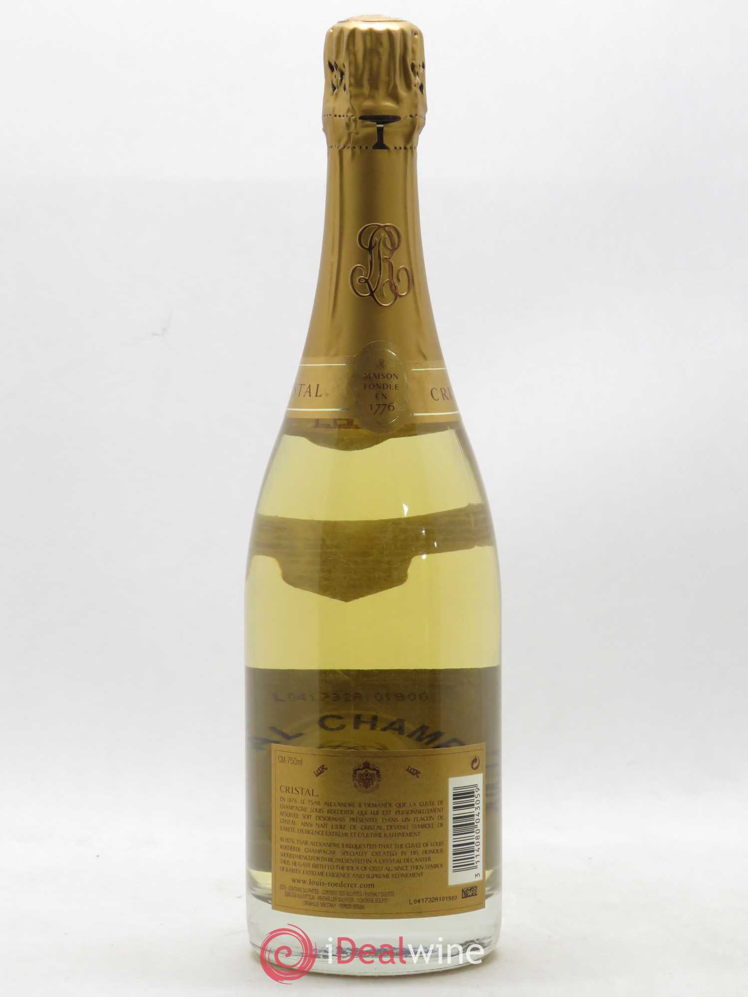Cristal Louis Roederer 2007 - Lot de 1 bouteille - 1