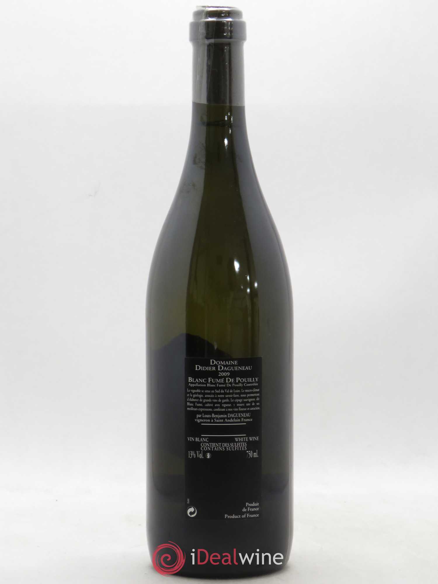 Vin de France (anciennement Pouilly-Fumé) Silex Dagueneau (Domaine Didier - Louis-Benjamin) 2009 - Lot de 1 bouteille - 1