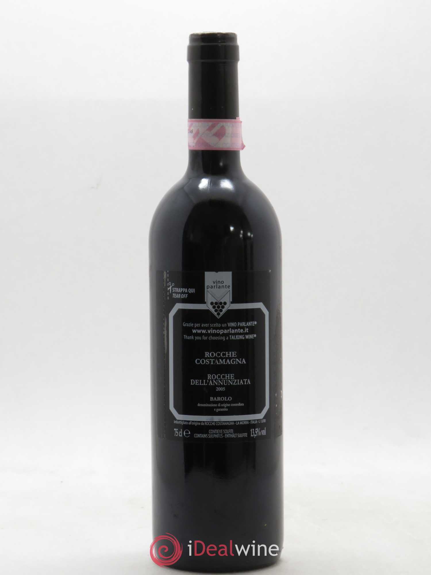 Barolo DOCG Rocche Dell'Annunziata Rocche Costamagna 2005 - Lotto di 1 bottiglia - 1