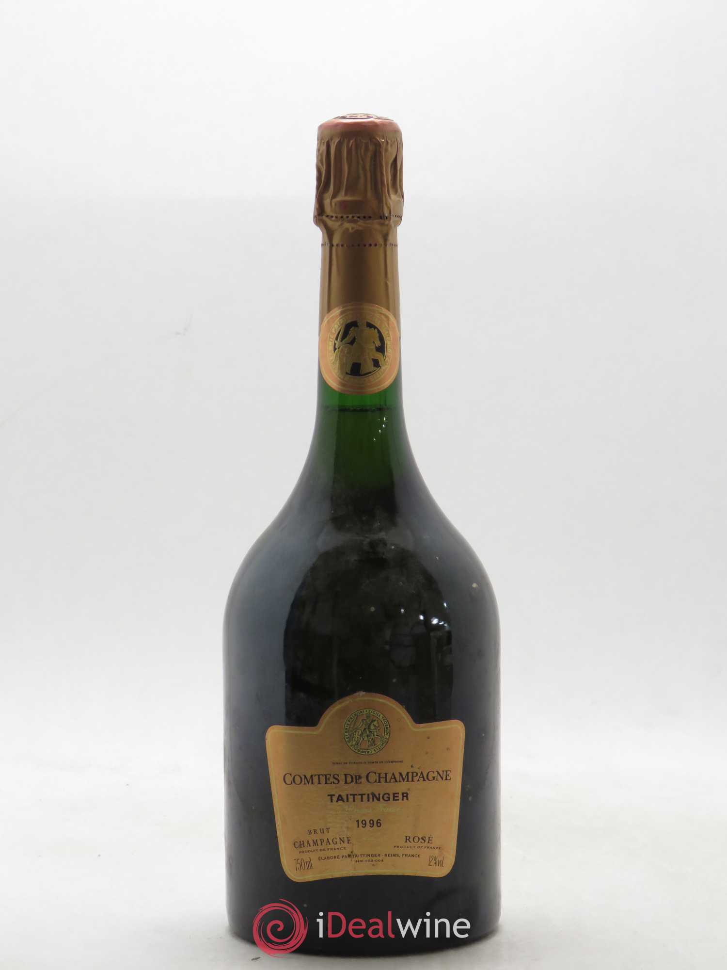 Comtes de Champagne Rosé Grand Cru Brut Taittinger 1996 - Lot de 1 bouteille - 0