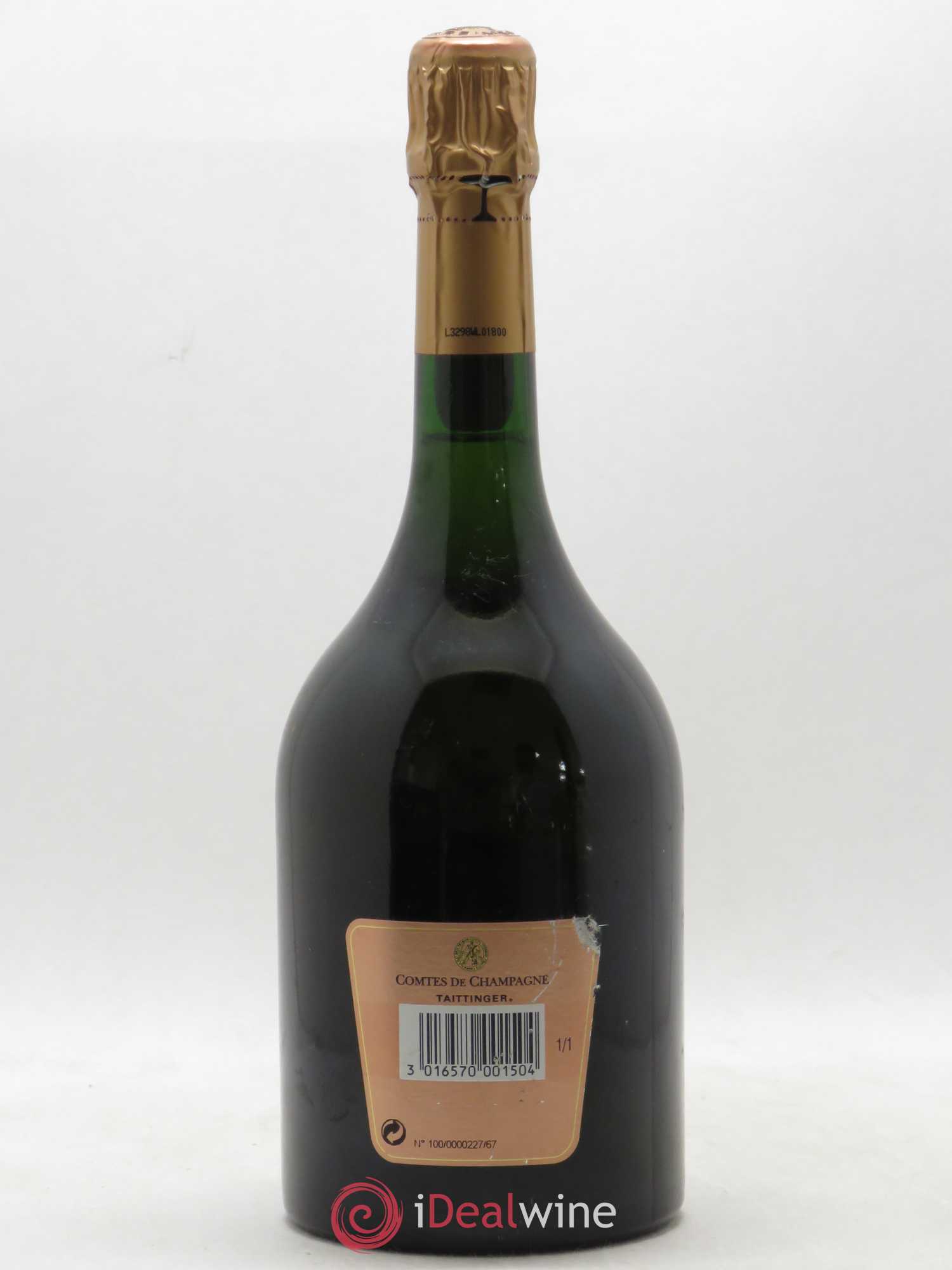 Comtes de Champagne Rosé Grand Cru Brut Taittinger 1996 - Lot de 1 bouteille - 1