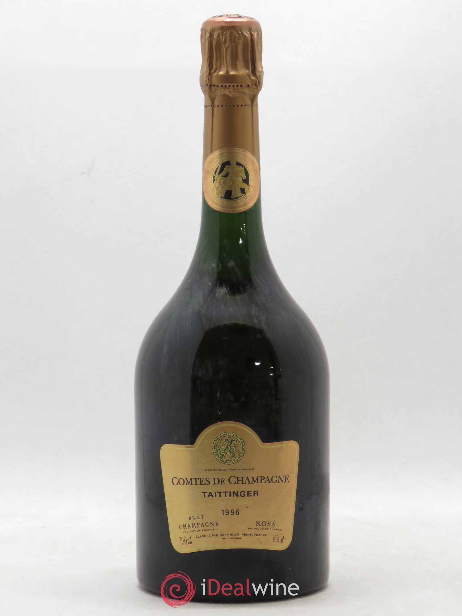 Comtes de Champagne Rosé Grand Cru Brut Taittinger 1996 - Lot de 1 bouteille - 0
