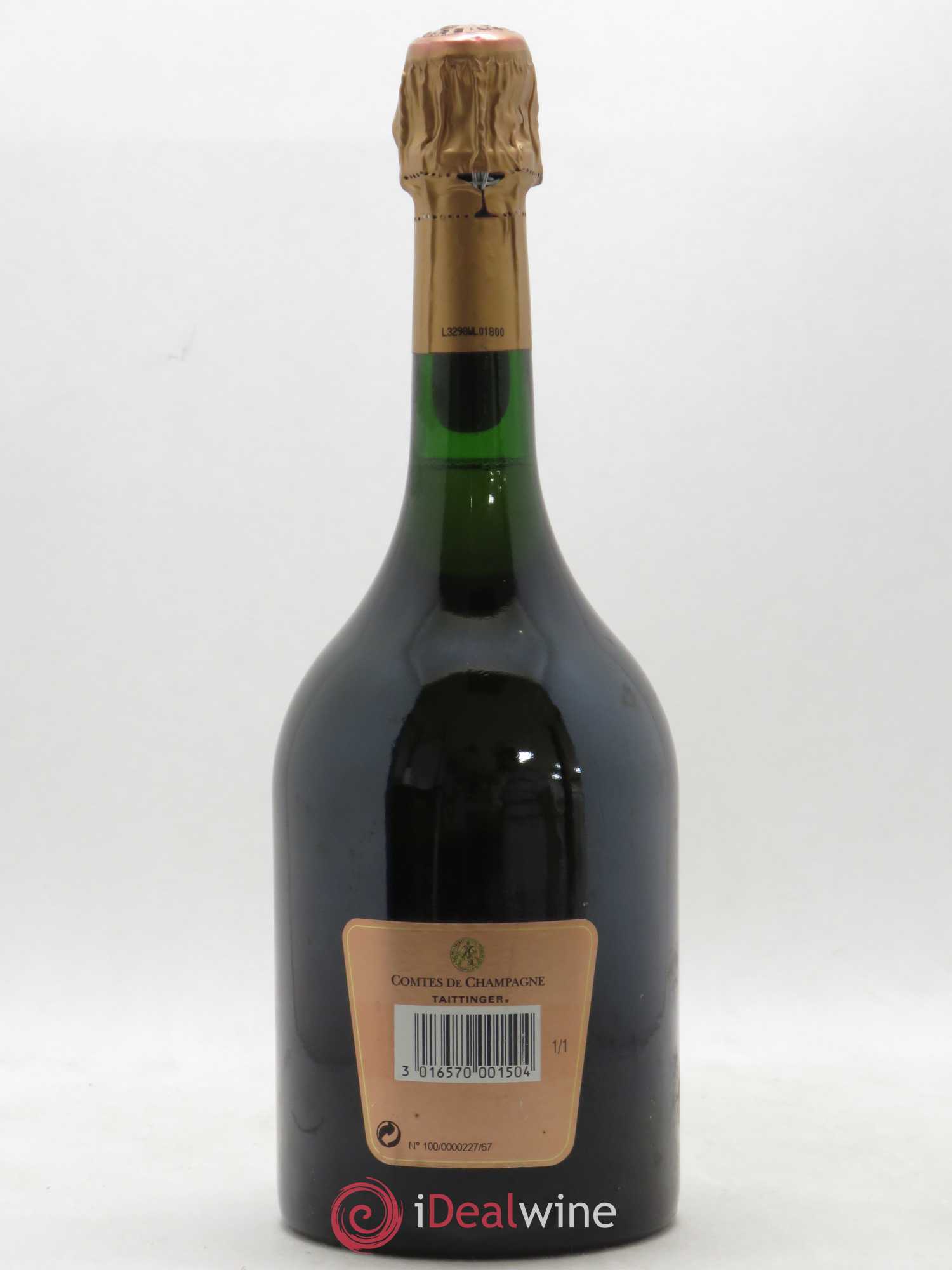 Comtes de Champagne Rosé Grand Cru Brut Taittinger 1996 - Lot de 1 bouteille - 1