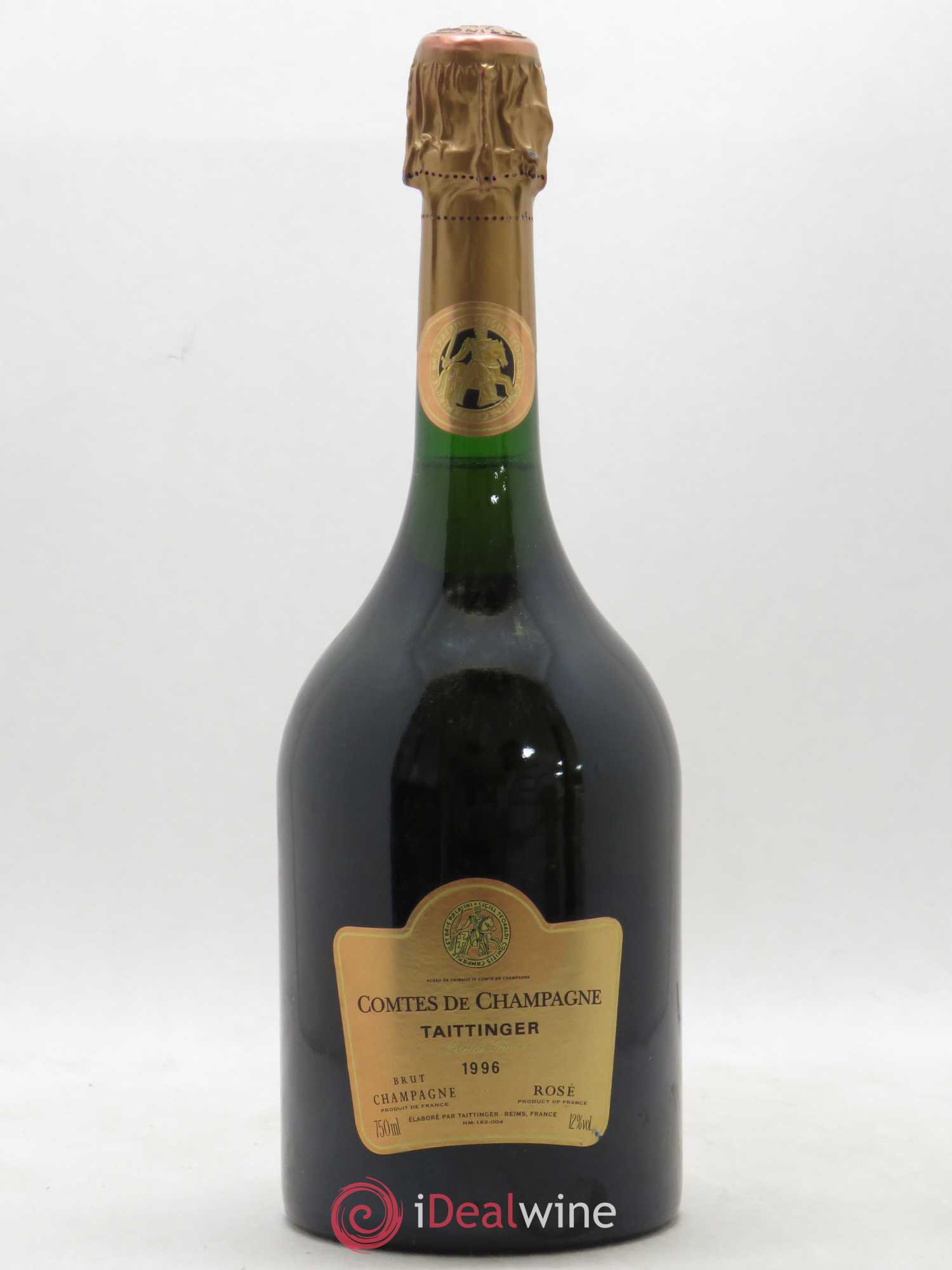 Comtes de Champagne Rosé Grand Cru Brut Taittinger 1996 - Lot de 1 bouteille - 0