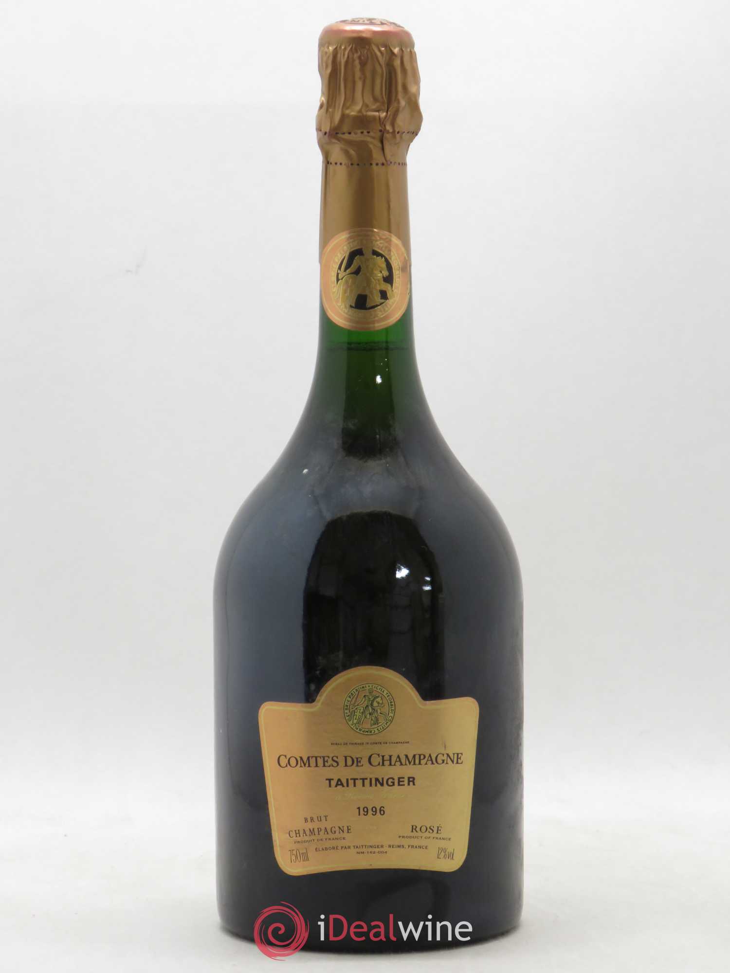 Comtes de Champagne Rosé Grand Cru Brut Taittinger 1996 - Lot de 1 bouteille - 0