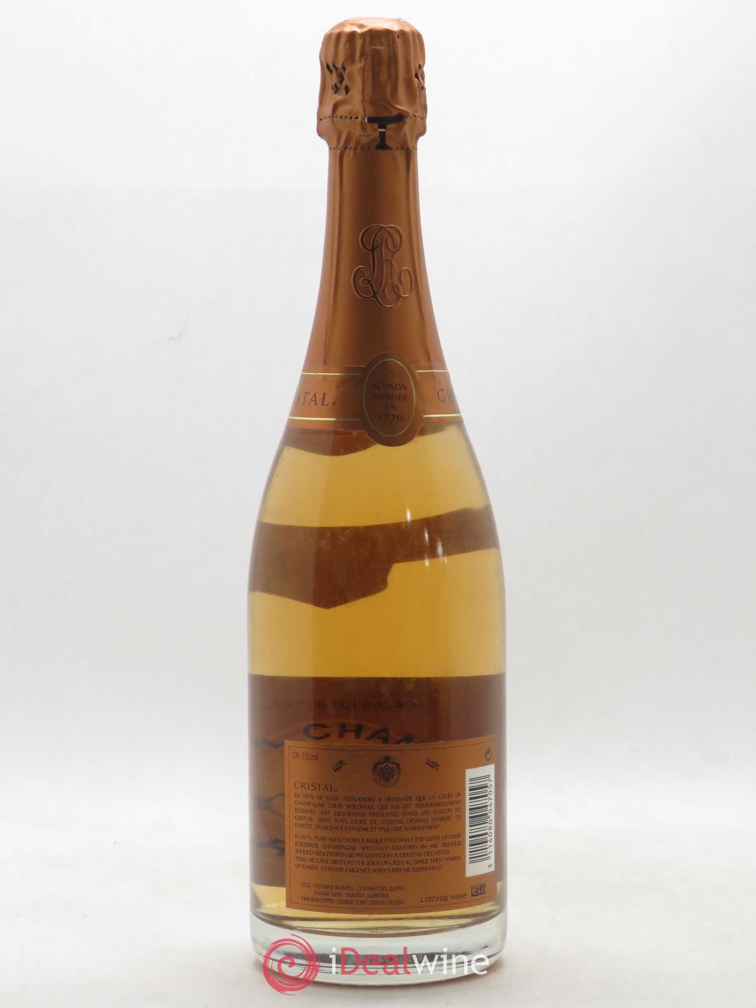 Cristal Louis Roederer 2005 - Lot de 1 bouteille - 1