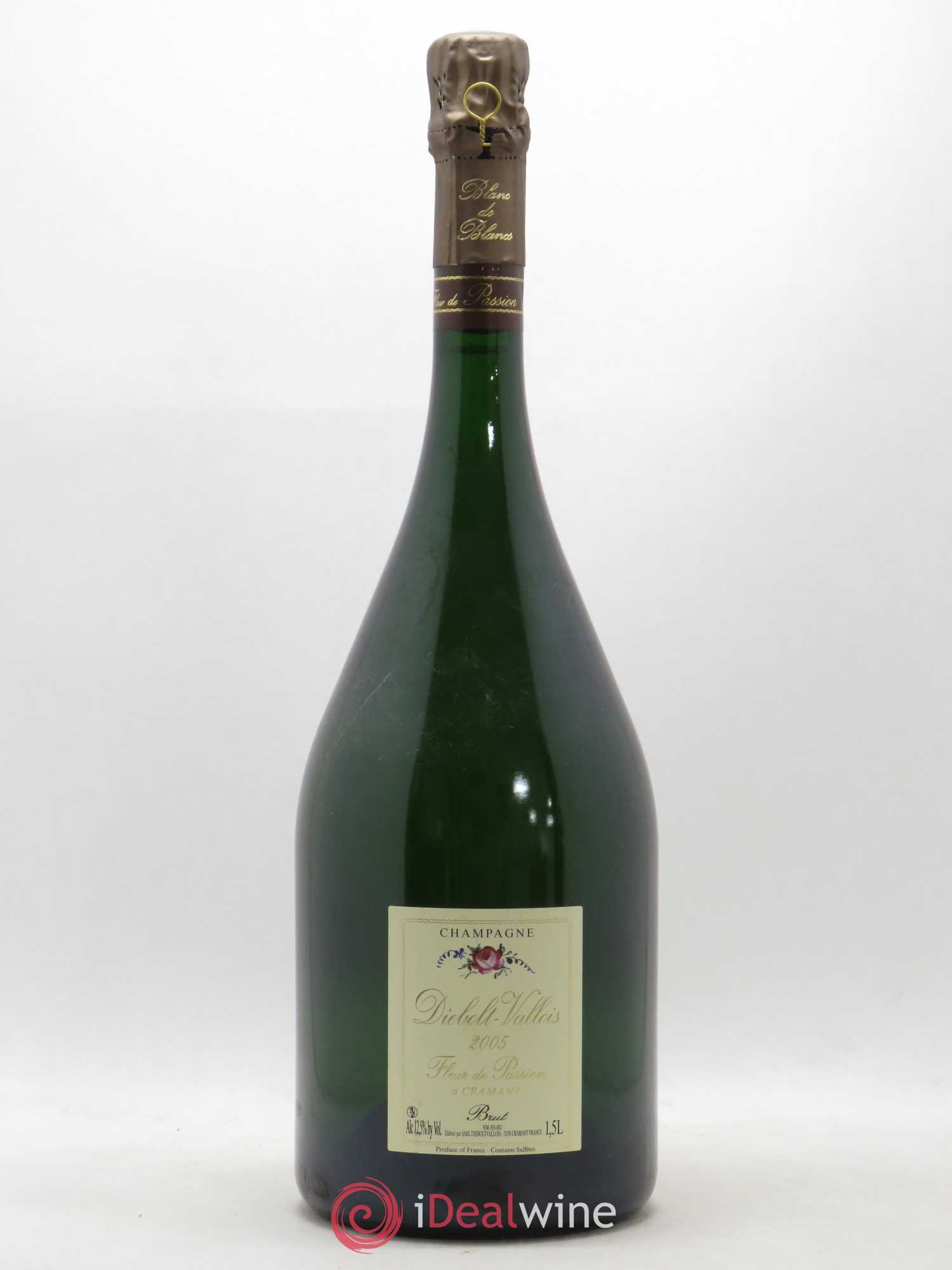 Champagne Fleur de Passion Brut Diebolt-Vallois 2005 - Posten von 1 Magnum - 0