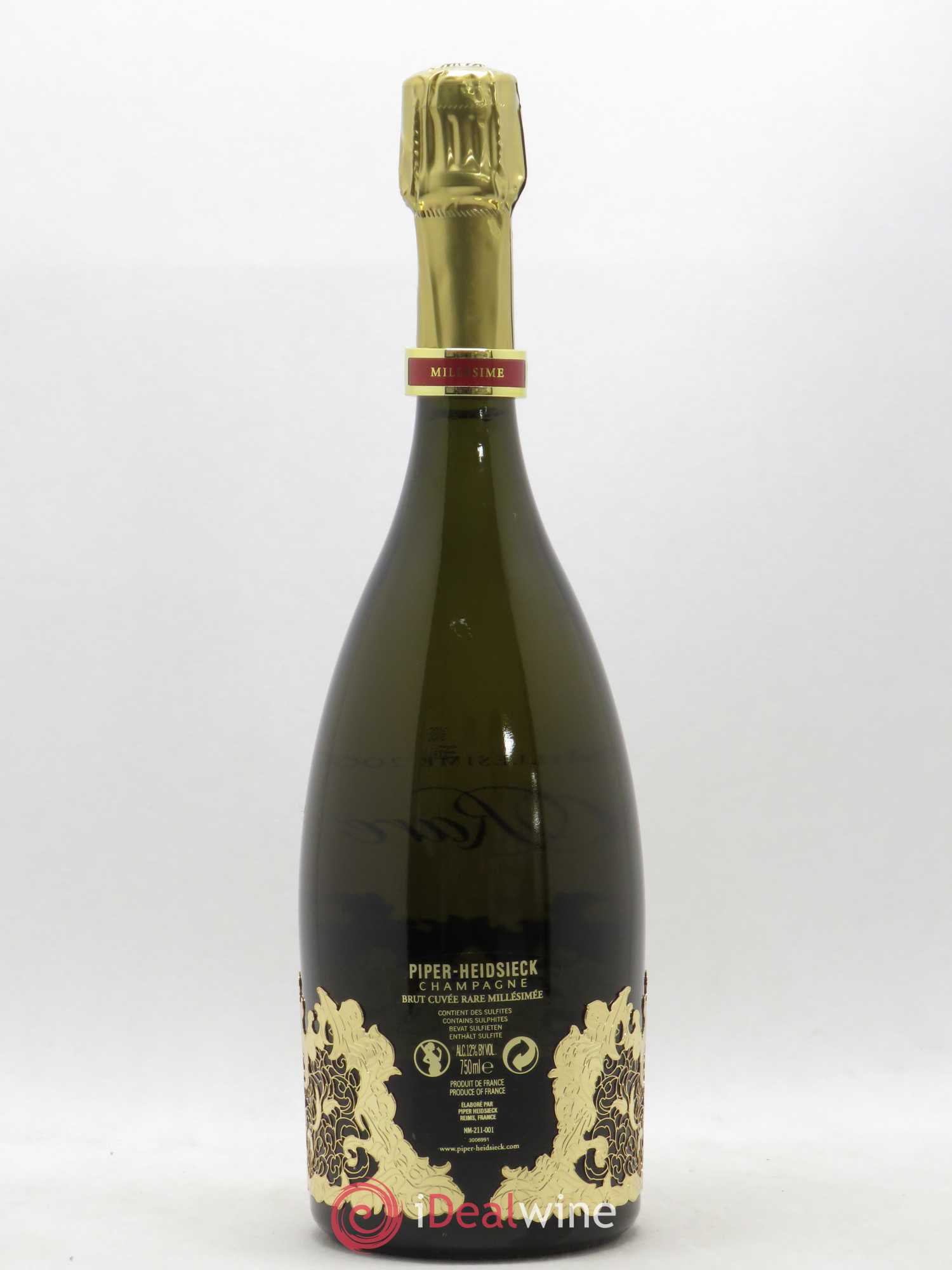 Rare Piper Heidsieck 2002 - Lot de 1 bouteille - 1