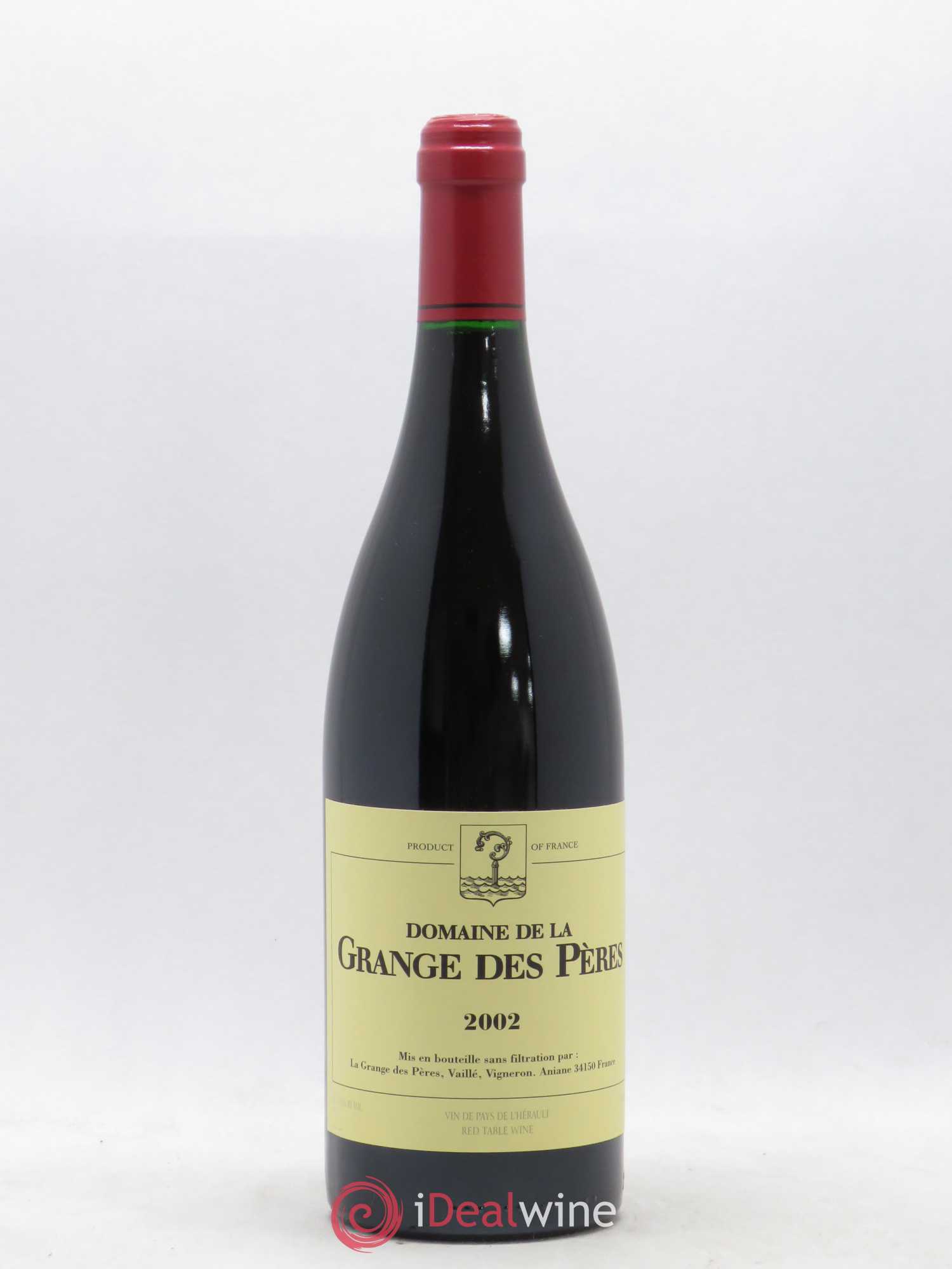 Pays d'Hérault Grange des Pères Laurent Vaillé 2002 - Lot de 1 bouteille - 0