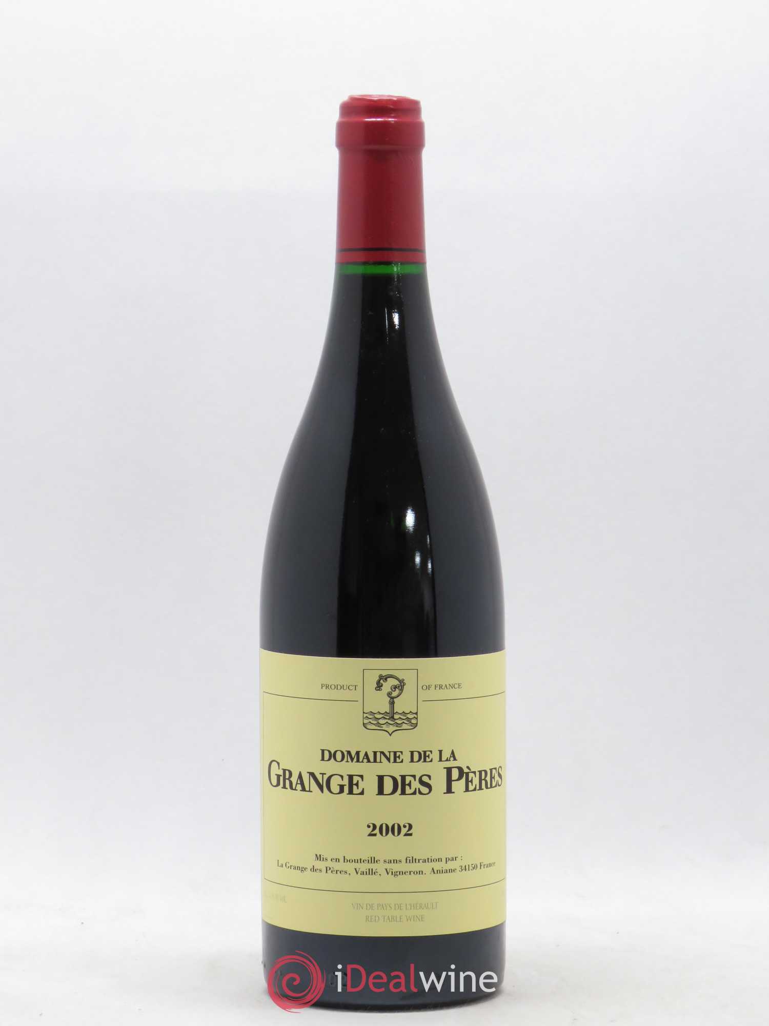 Pays d'Hérault Grange des Pères Laurent Vaillé 2002 - Lot de 1 bouteille - 0