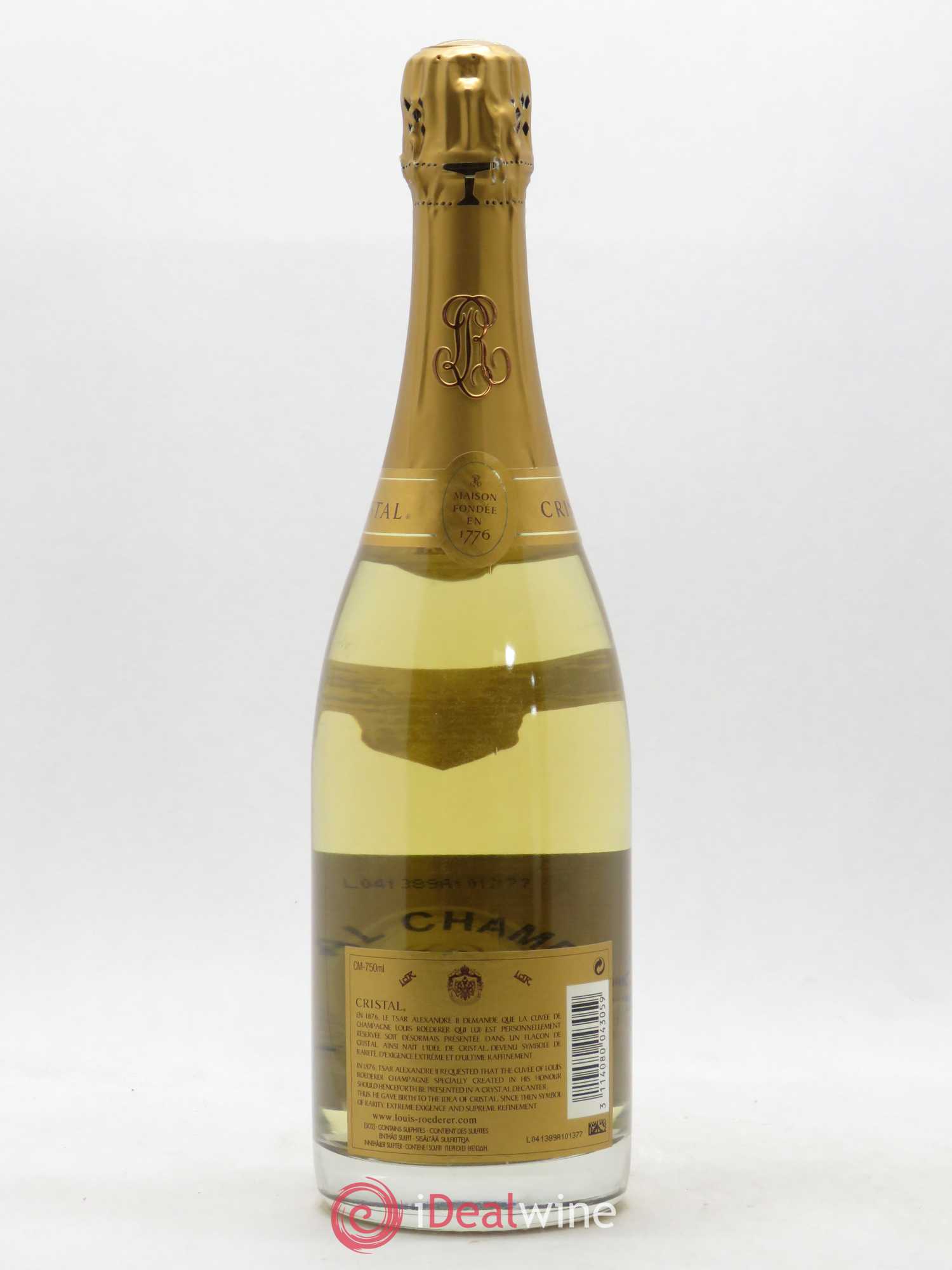 Cristal Louis Roederer 2006 - Lot de 1 bouteille - 1