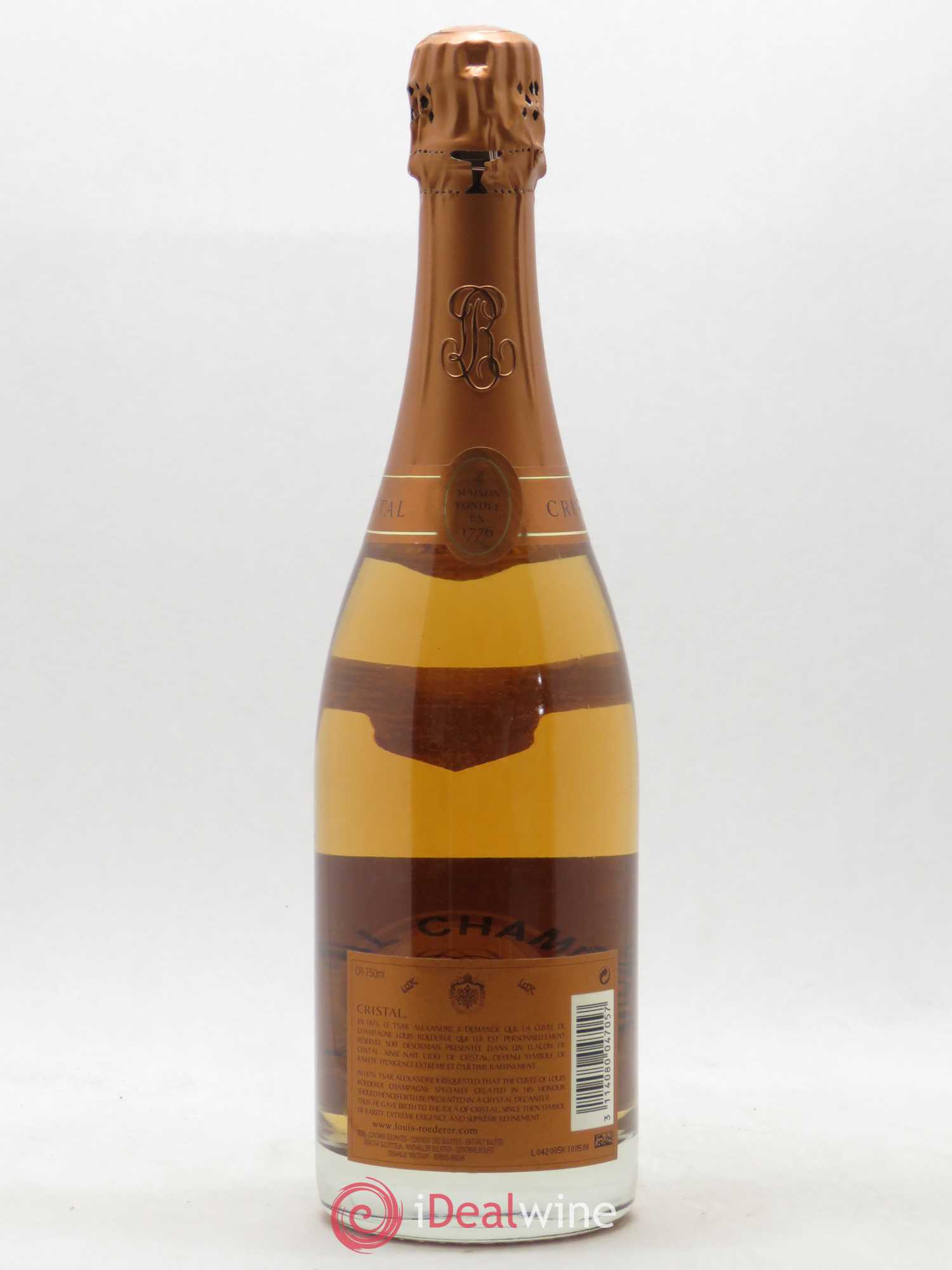 Cristal Louis Roederer 2007 - Lot de 1 bouteille - 1