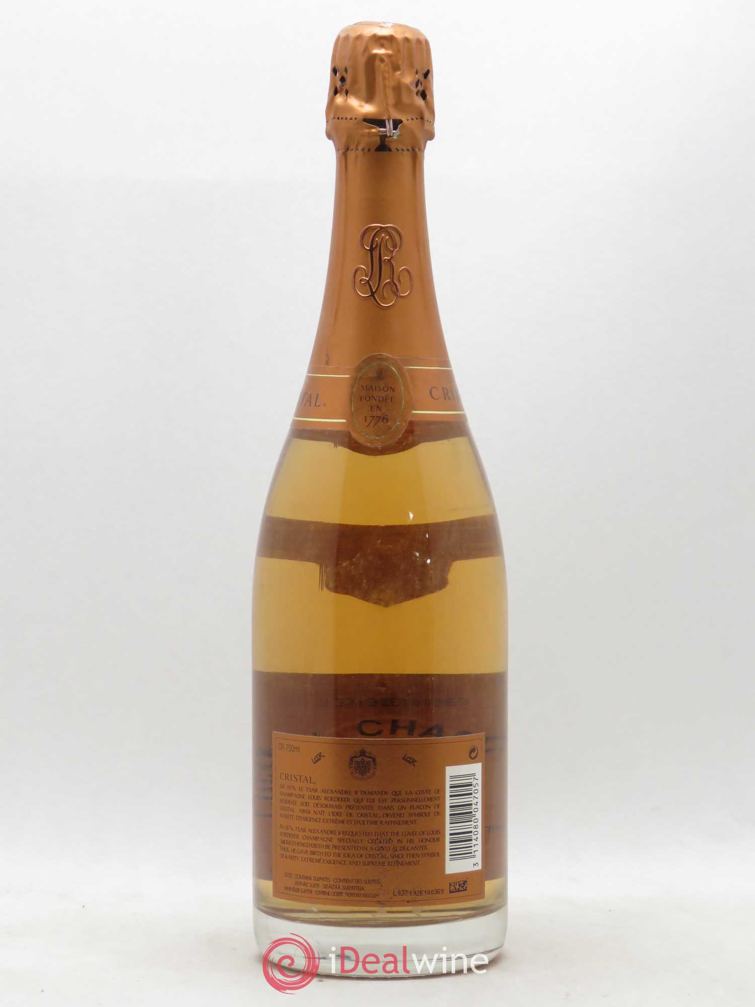 Cristal Louis Roederer 2005 - Lot de 1 bouteille - 1