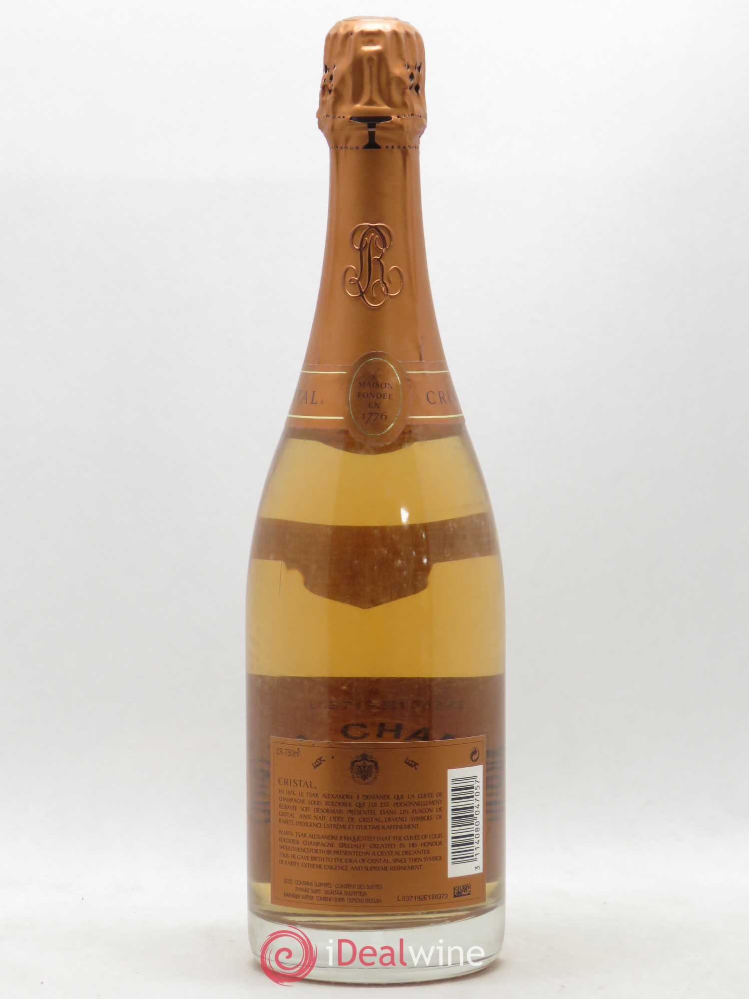 Cristal Louis Roederer 2005 - Lot de 1 bouteille - 1
