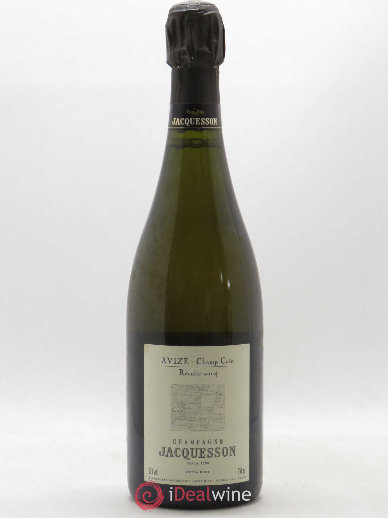 Avize Champ Caïn Extra-Brut Jacquesson 2004 - Lot de 1 bouteille - 0