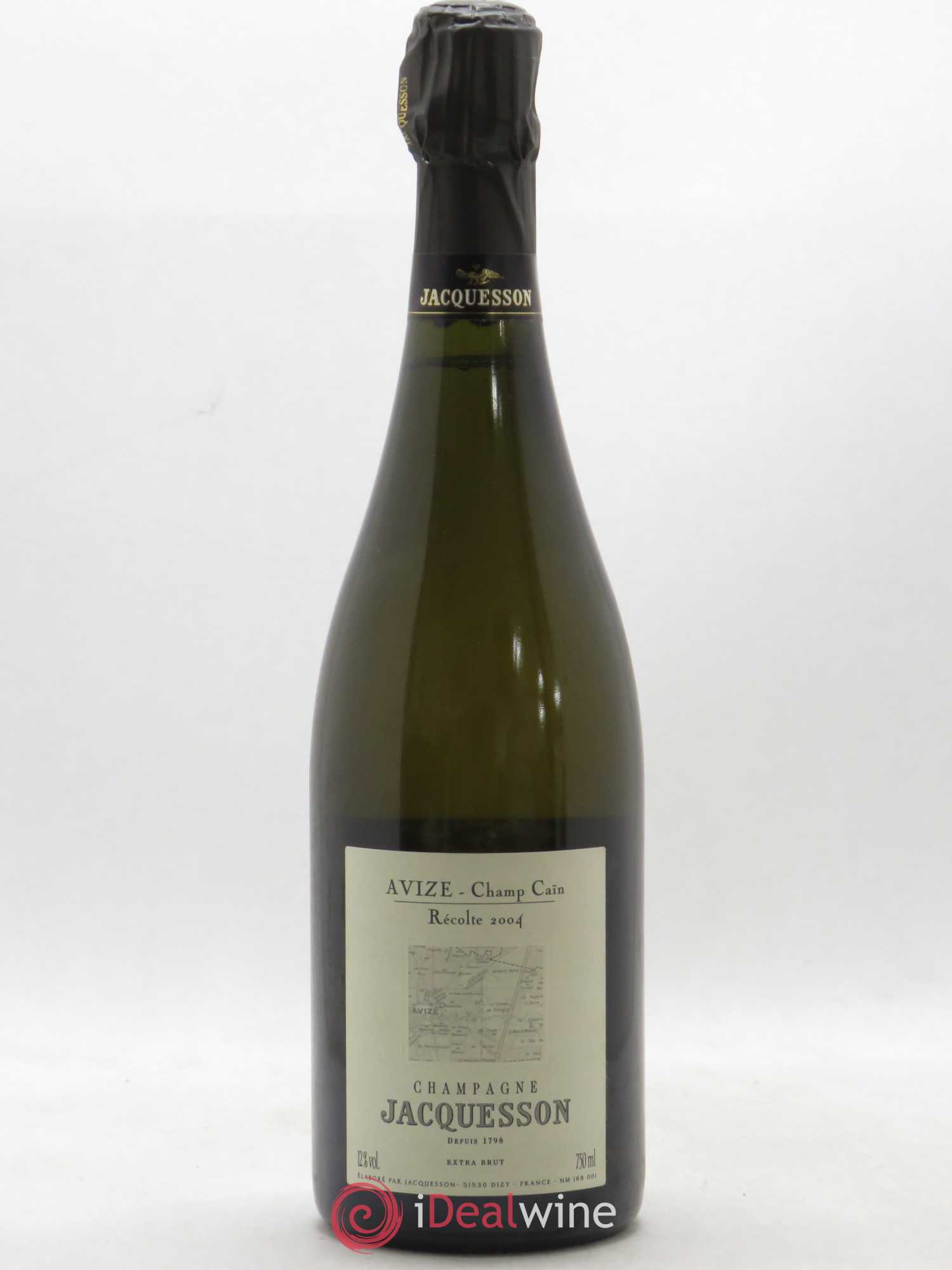 Avize Champ Caïn Extra-Brut Jacquesson 2004 - Lot de 1 bouteille - 0
