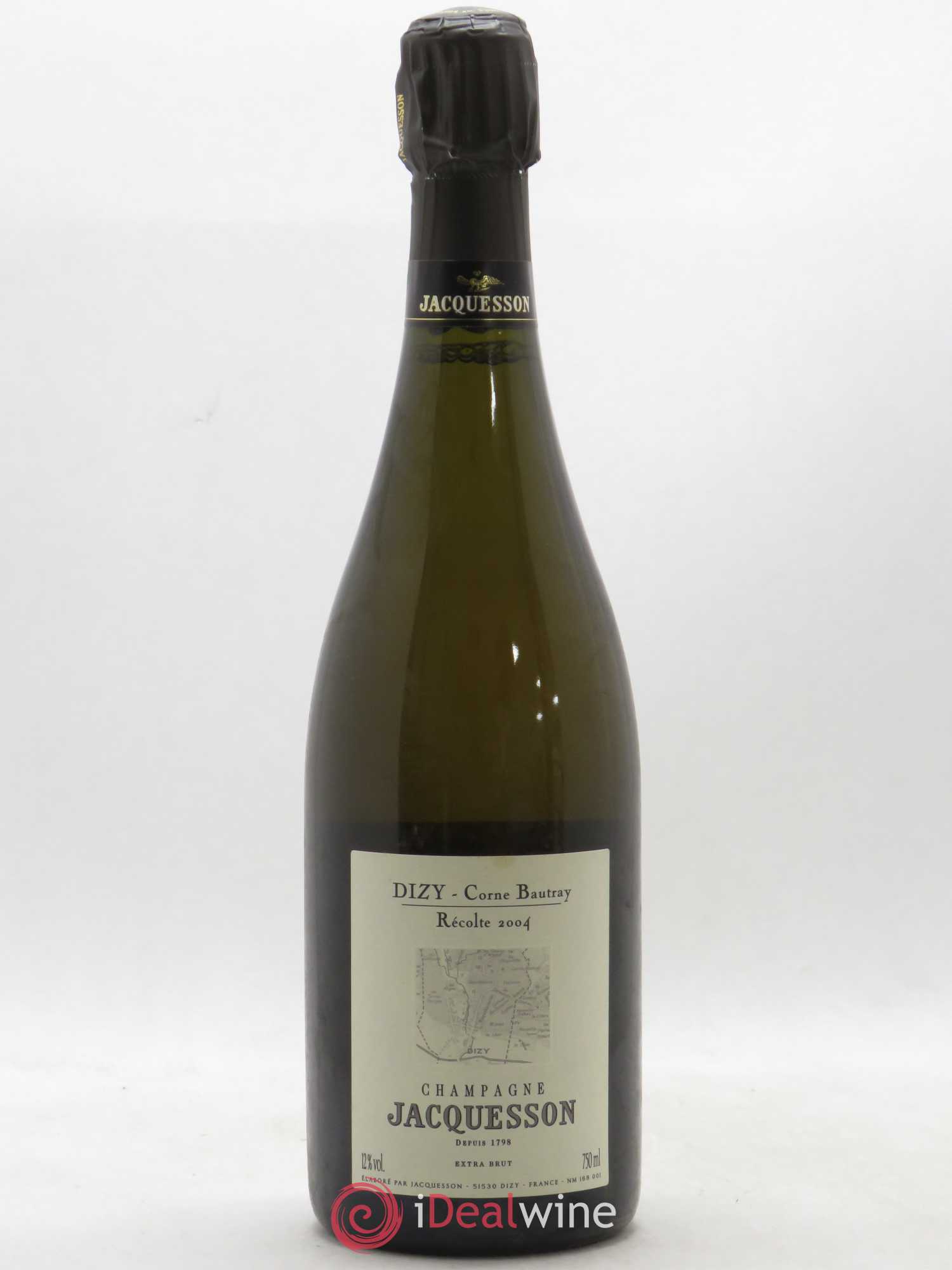 Dizy Corne Bautray Extra-Brut Jacquesson 2004 - Lot de 1 bouteille - 0