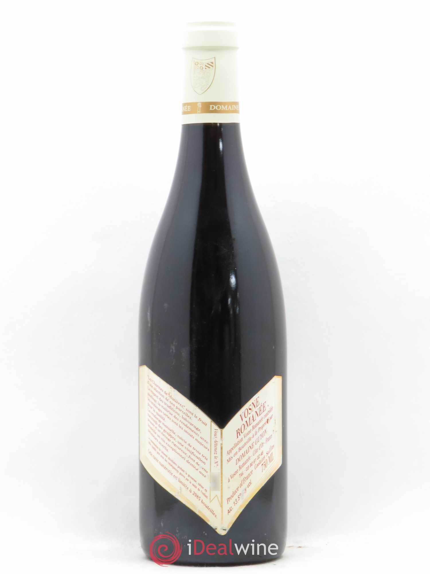 Vosne-Romanée Les Charmes de Mazières Domaine Guyon 2006 - Posten von 1 Flasche - 1