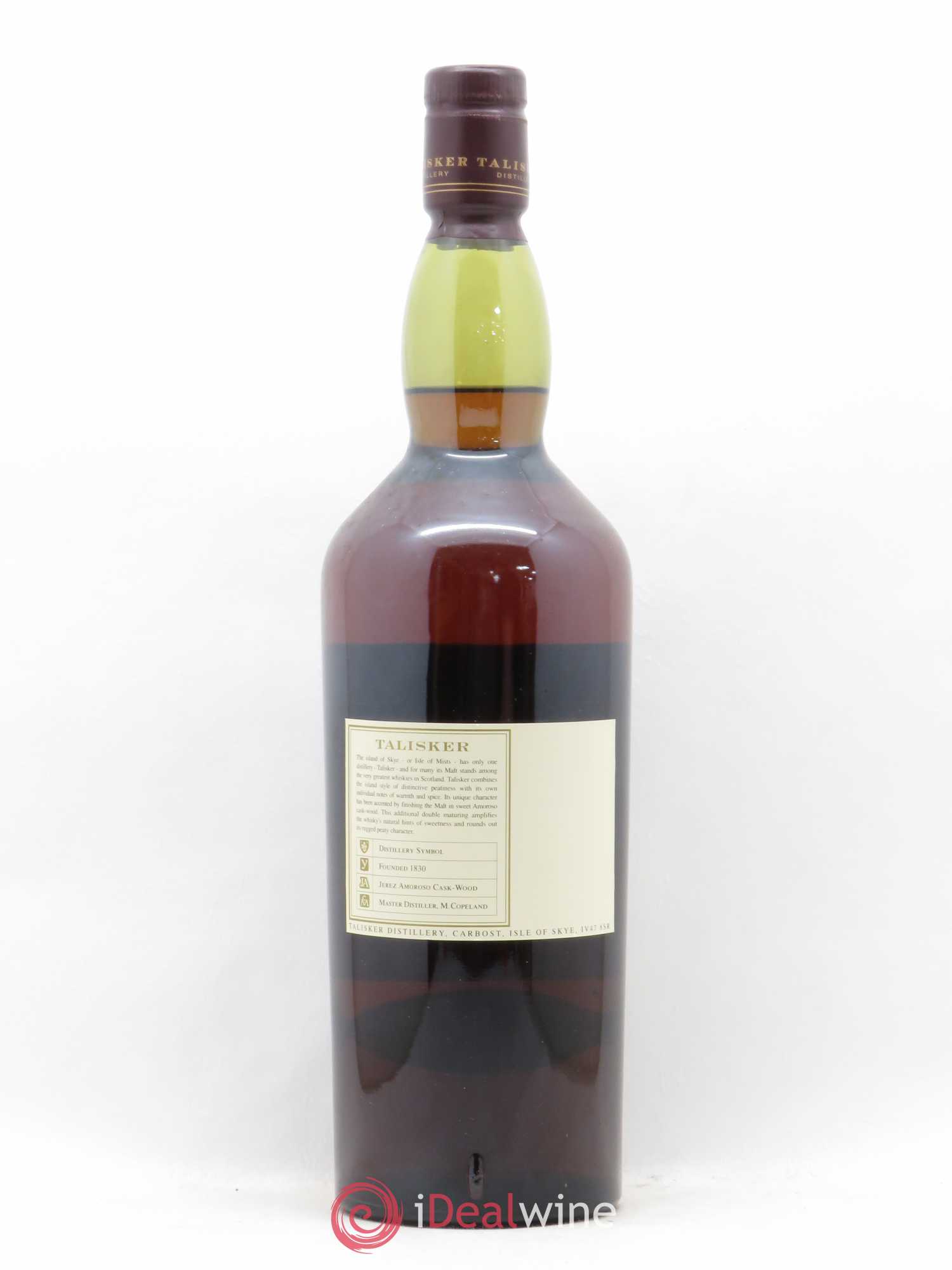 Whisky TALISKER DOUBLE MATURED SINGLE LIMITED DISTILLERS EDITION  1986 - Lot de 1 bouteille - 1