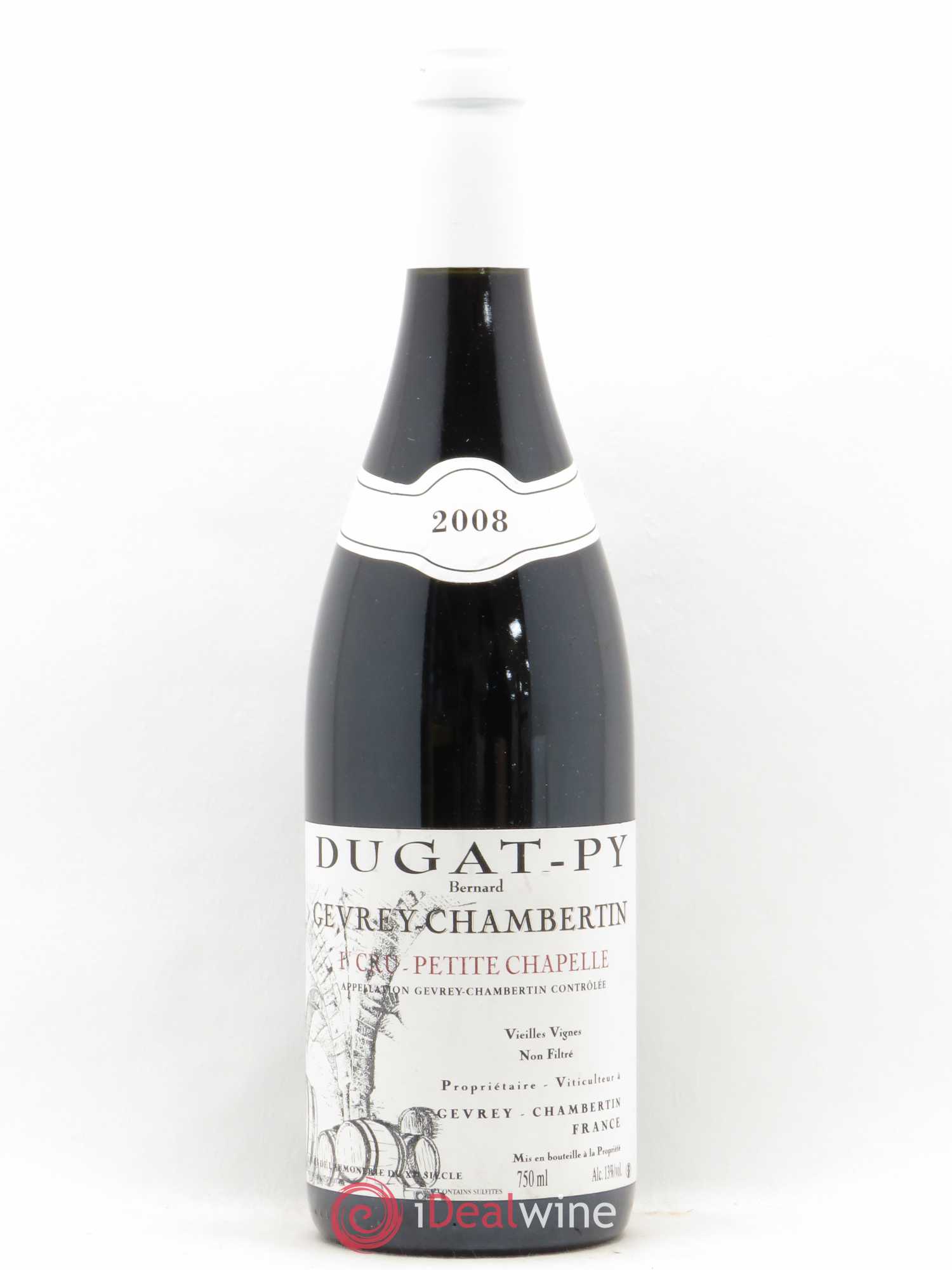 Gevrey-Chambertin 1er Cru Petite Chapelle Vieilles Vignes Dugat-Py vieilles vignes 2008 - Posten von 1 Flasche - 0