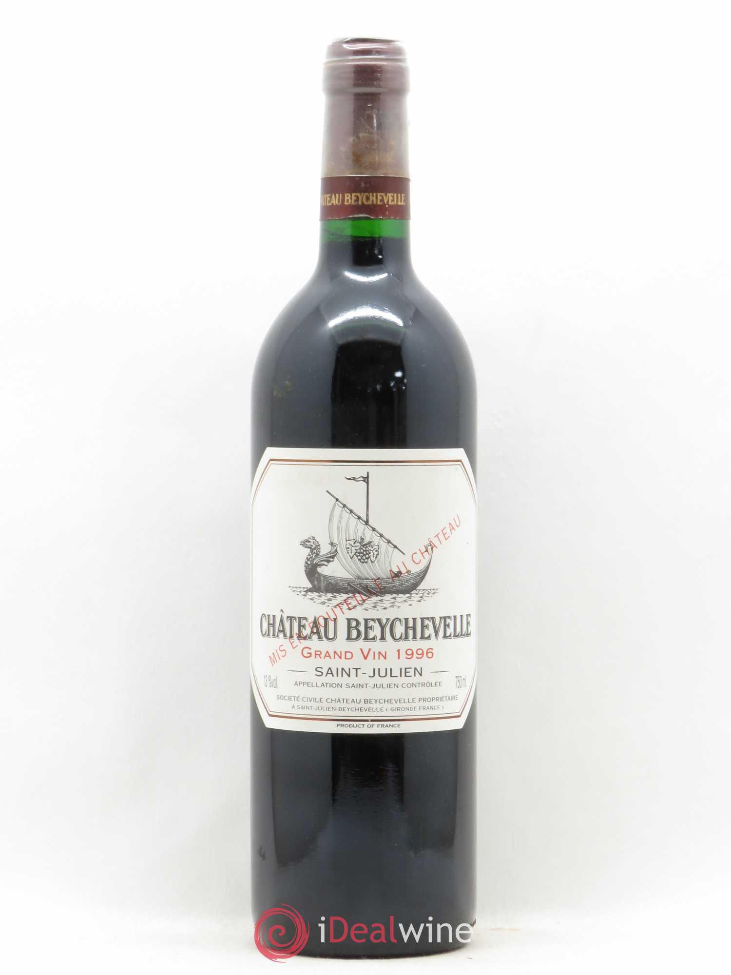 Château Beychevelle 4ème Grand Cru Classé 1996 - Lot de 1 bouteille - 0