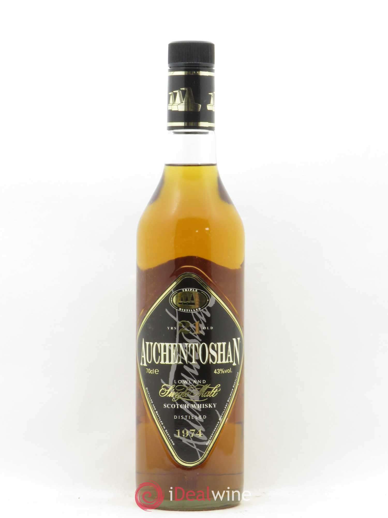 Whisky AUCHENTOSHAN TRIPLE DISTILLED 1974 - Posten von 1 Flasche - 0