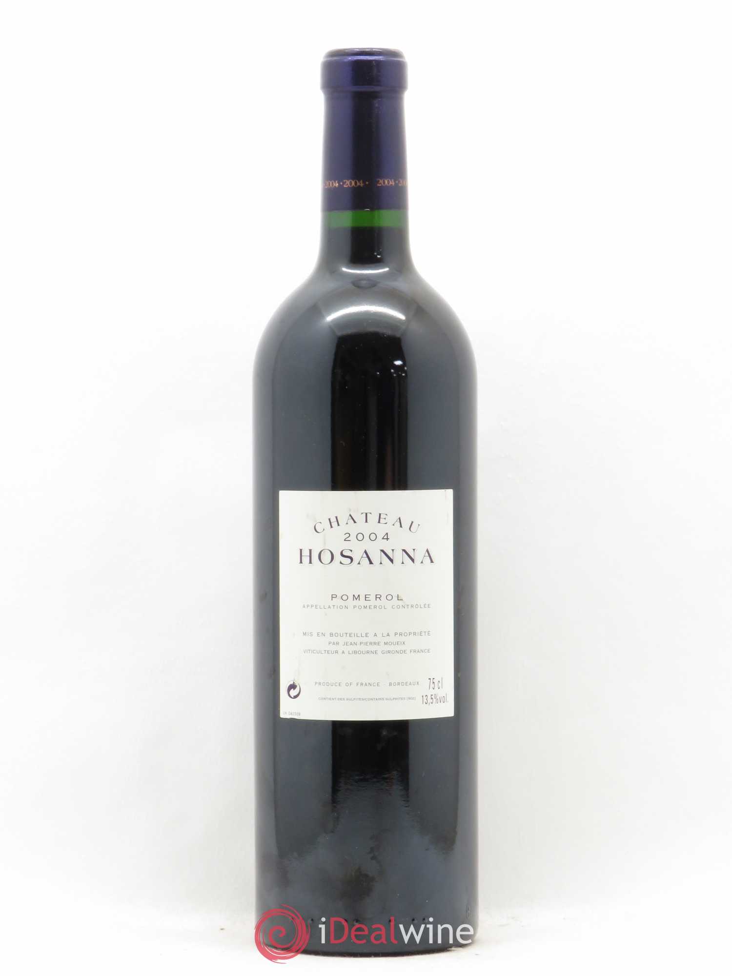 Château Hosanna 2004 - Lot de 1 bouteille - 1