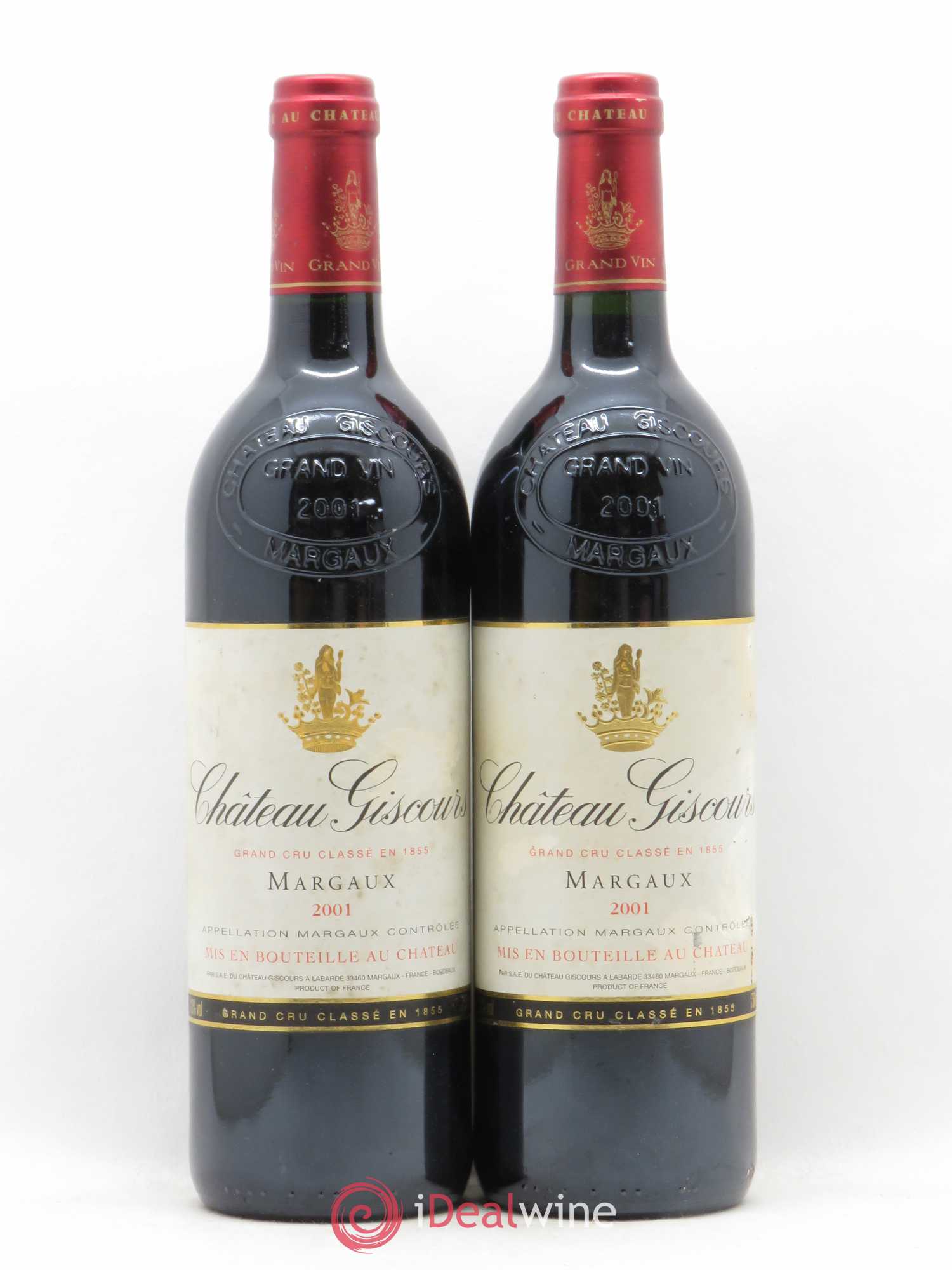 Château Giscours 3ème Grand Cru Classé 2001 - Lot de 2 bouteilles - 0
