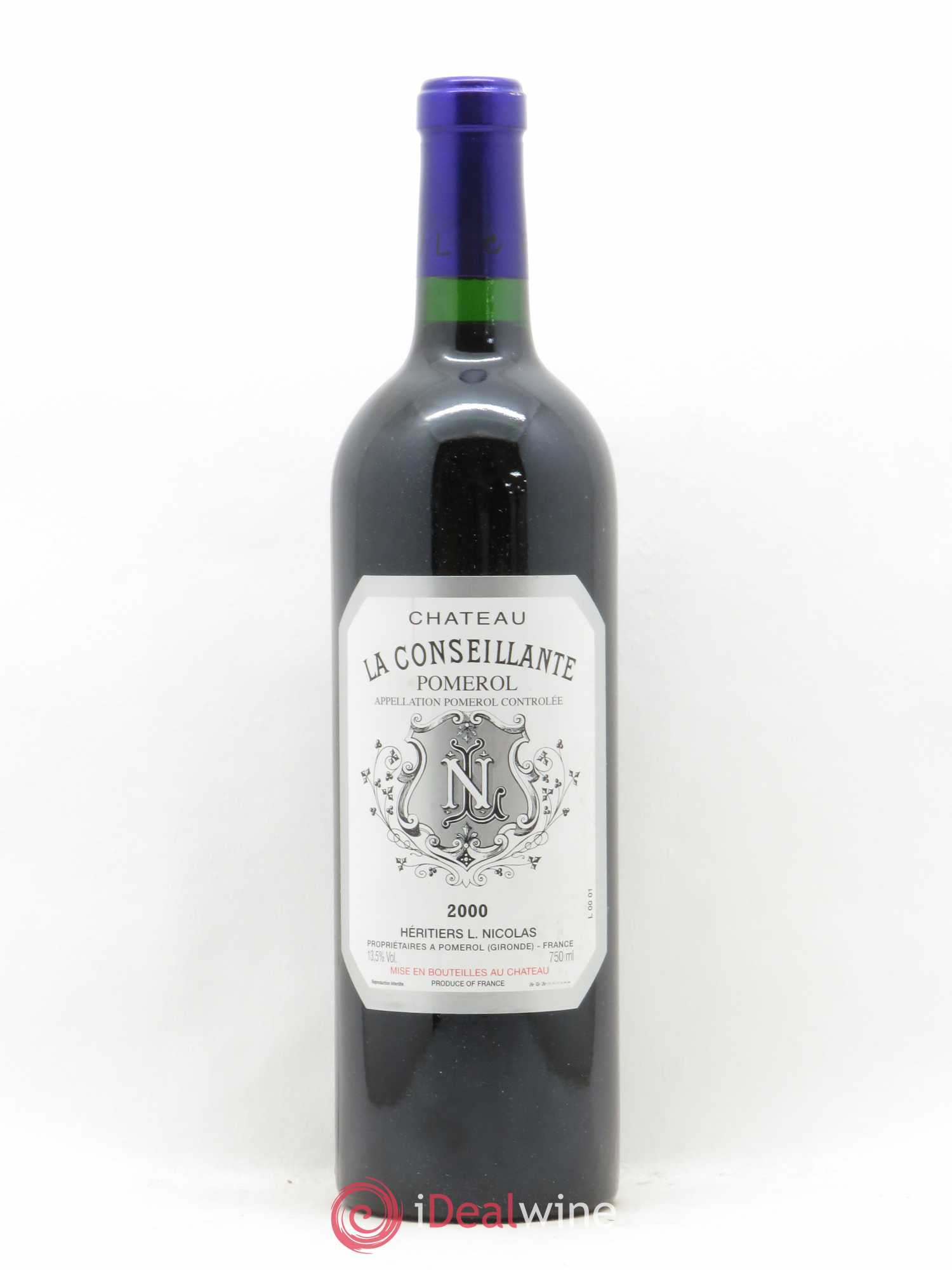 Château la Conseillante 2000 - Lot de 1 bouteille - 0