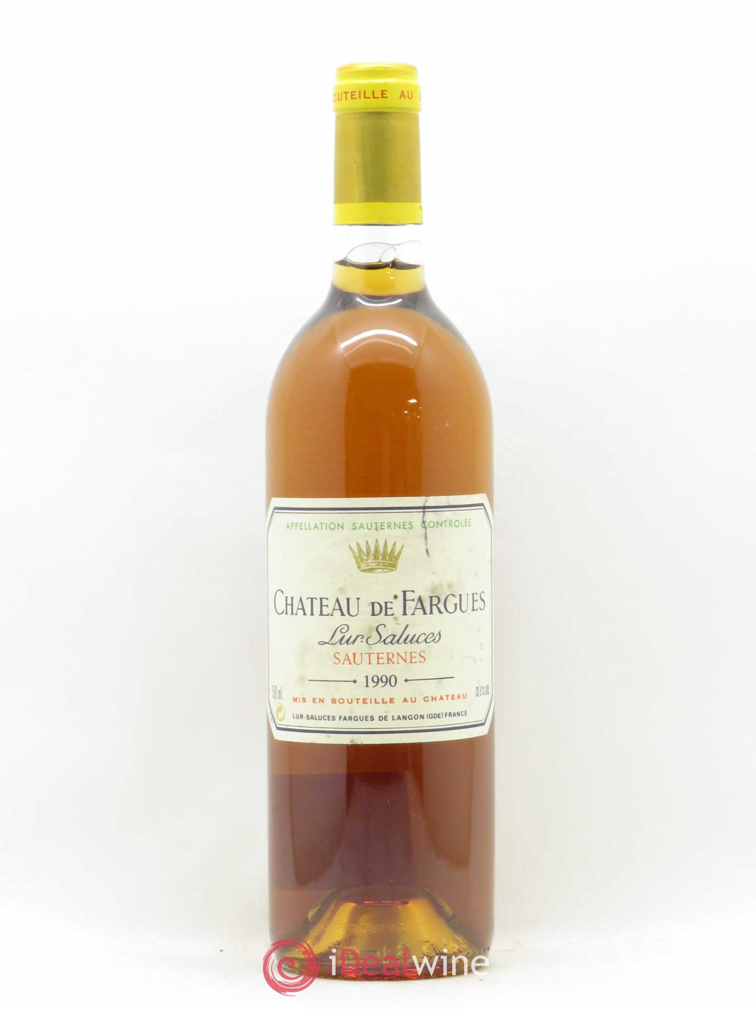 Château de Fargues 1990 - Posten von 1 Flasche - 0