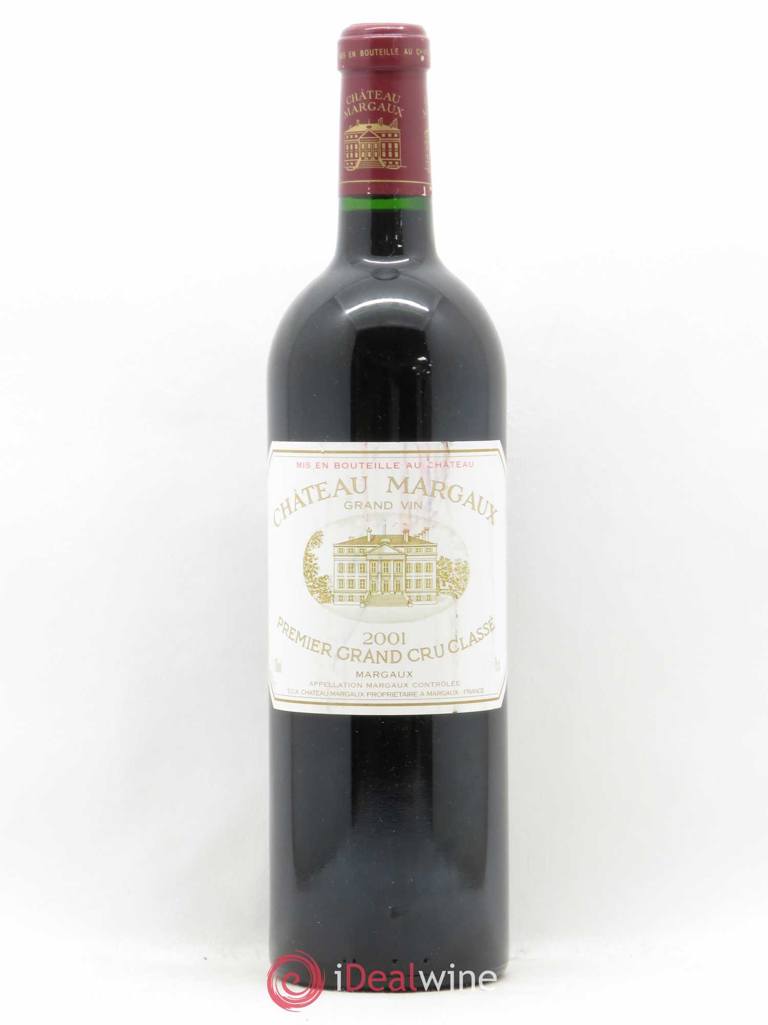 Château Margaux 1er Grand Cru Classé 2001 - Lot de 1 bouteille - 0
